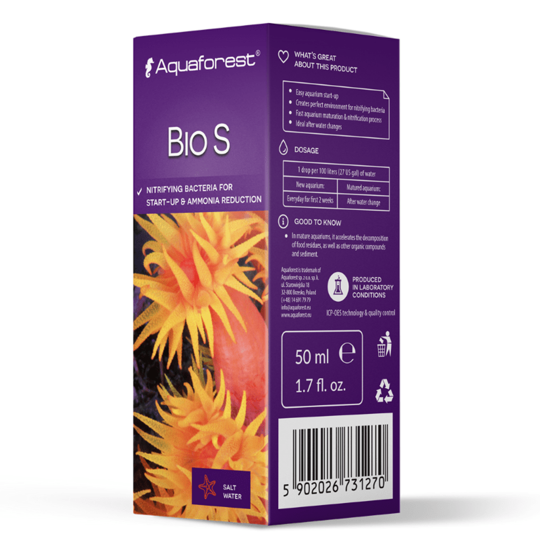 Aquaforest BioS (10/50ml) Bio bacteria