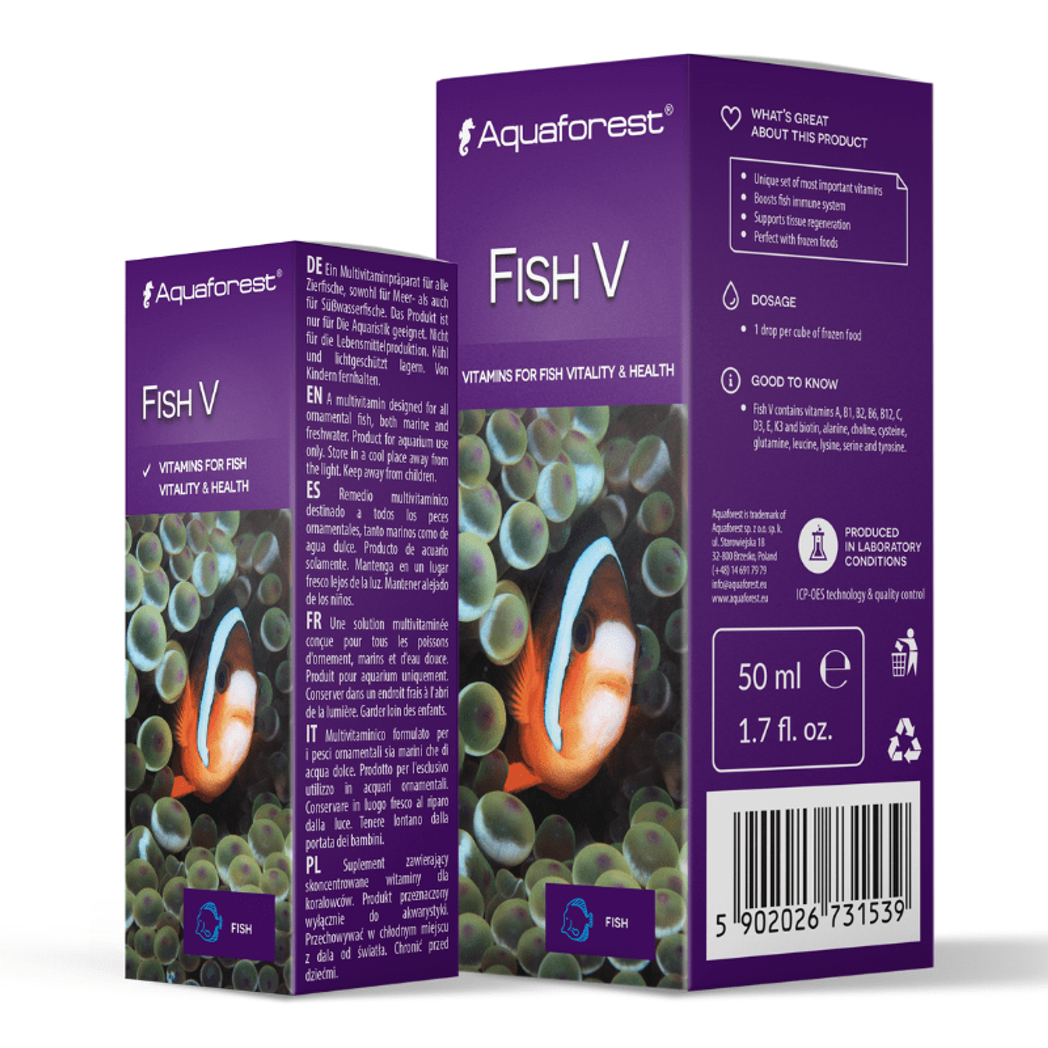Aquaforest Fish V Multivitamins 10/50ml