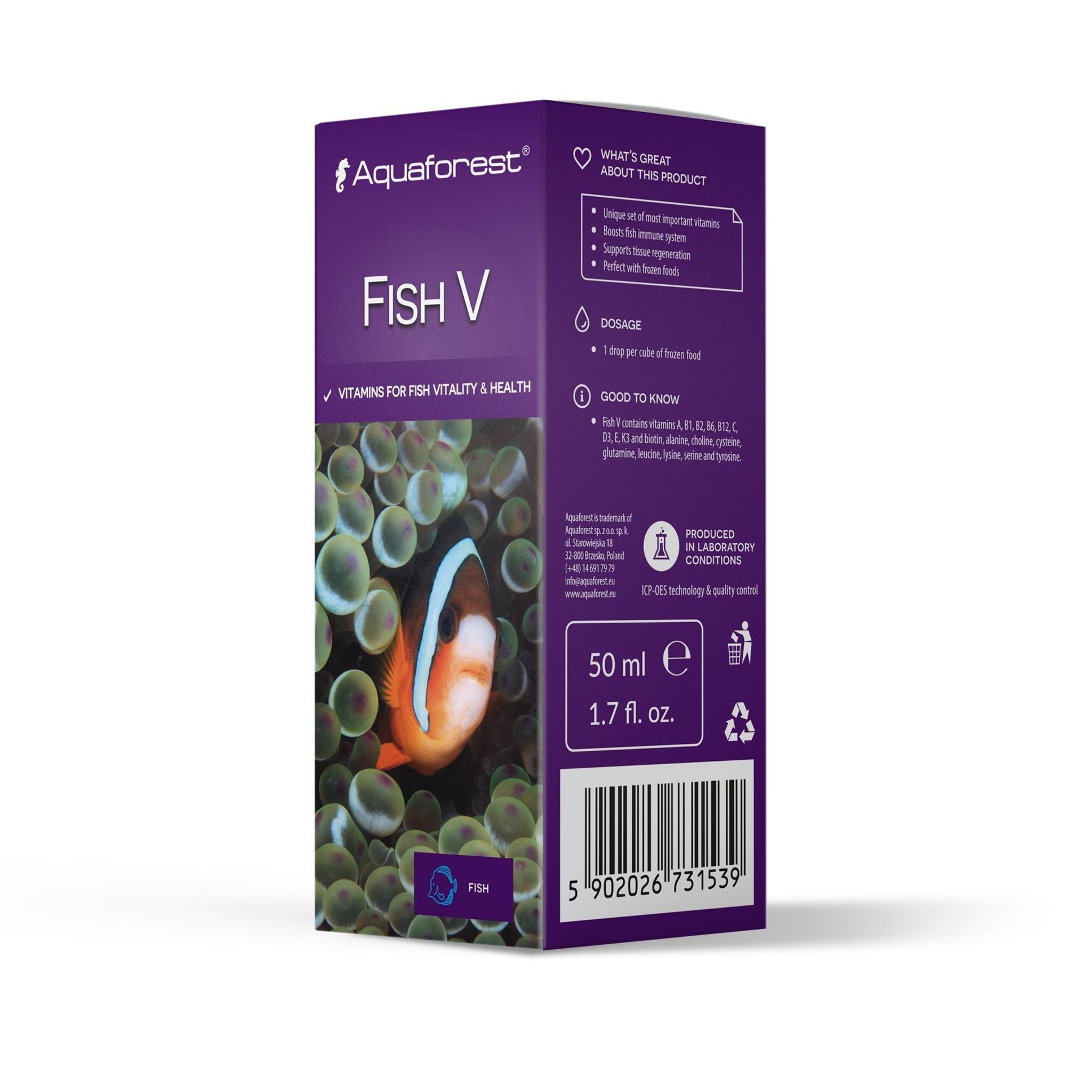 Aquaforest Fish V Multivitamins 10/50ml