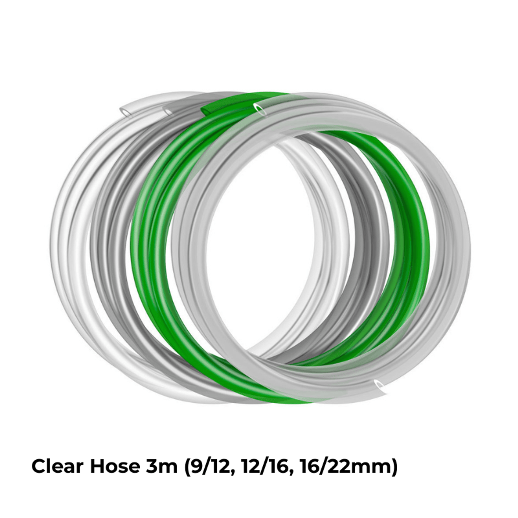 AQUAPRO Clear Hose 3m (9/12, 12/16, 16/22mm)