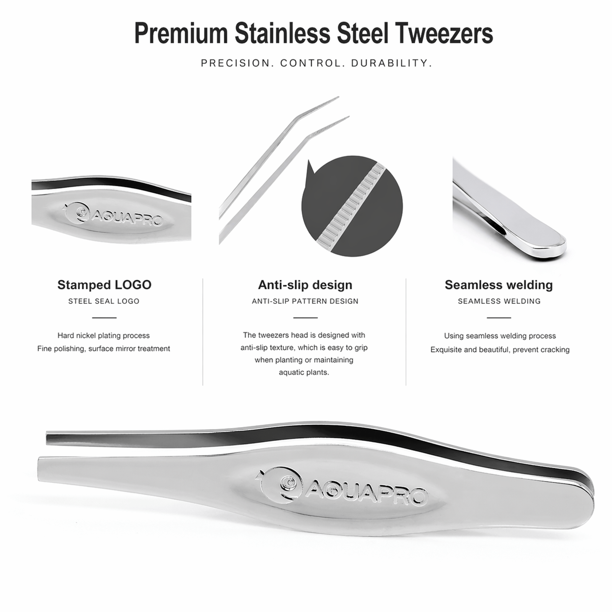 AQUAPRO Tweezer Pro 33cm (Straight/Curved)