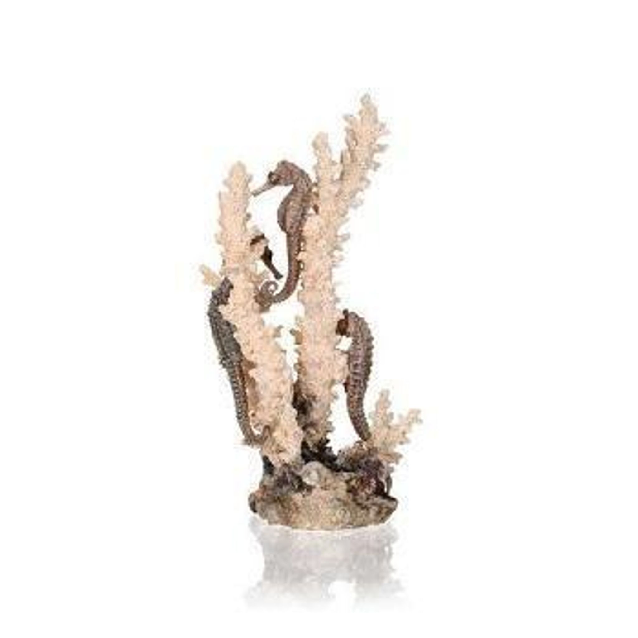 biOrb seahorses on coral