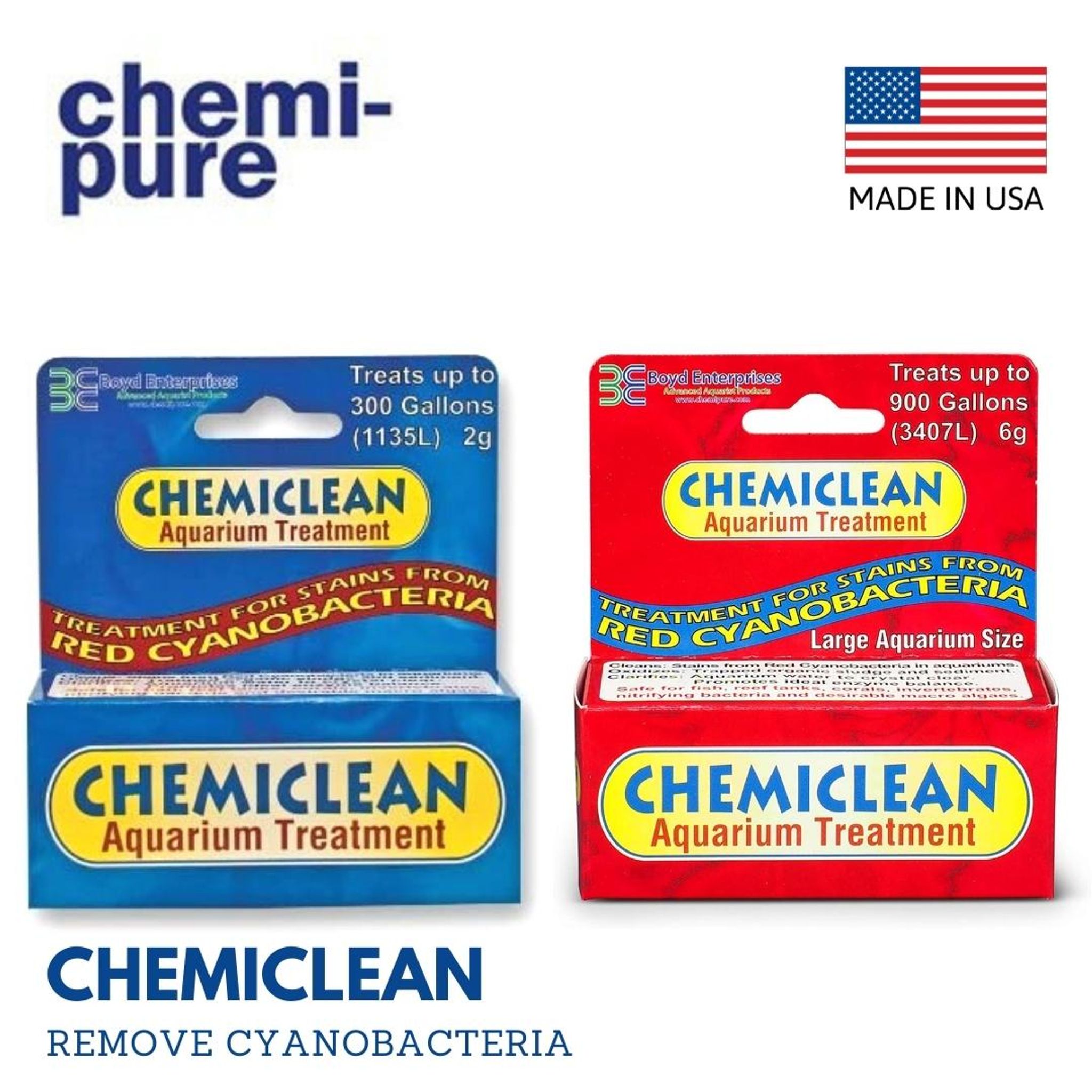 BOYD Chemiclean (clears cynobacteria algae)