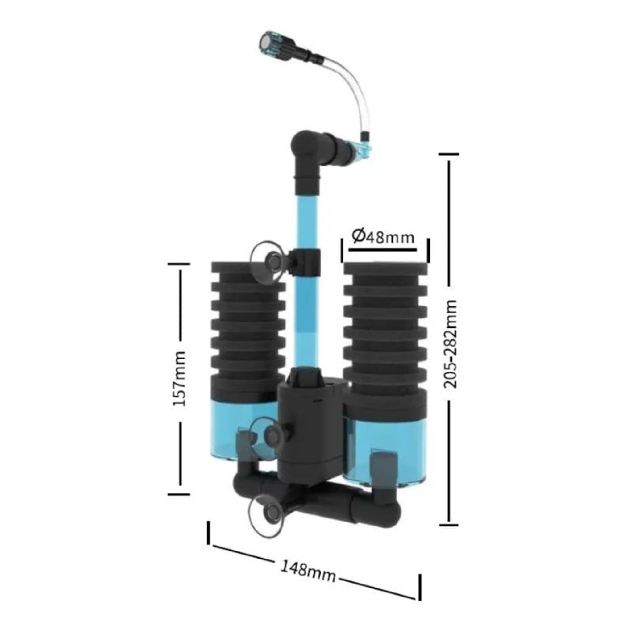 QANVEE Bio Sponge Filter w/ Pump (DD100A /DD200A)
