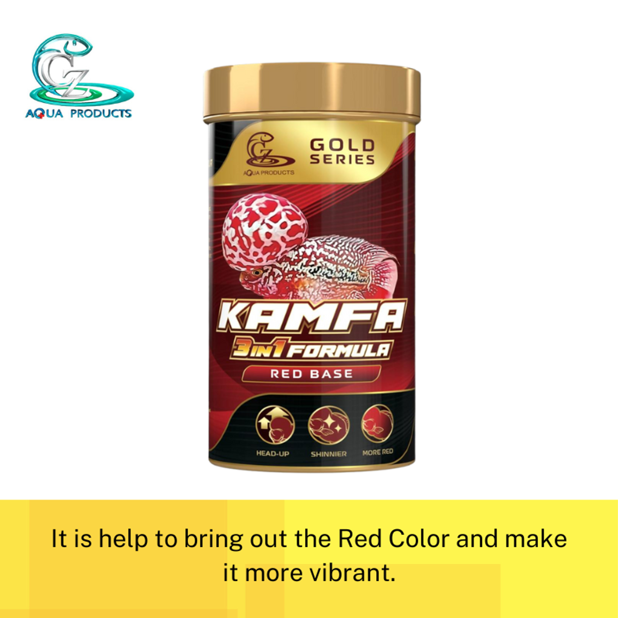 CZ Aqua GOLD 3in1 Kamfa (Red Base) 120g