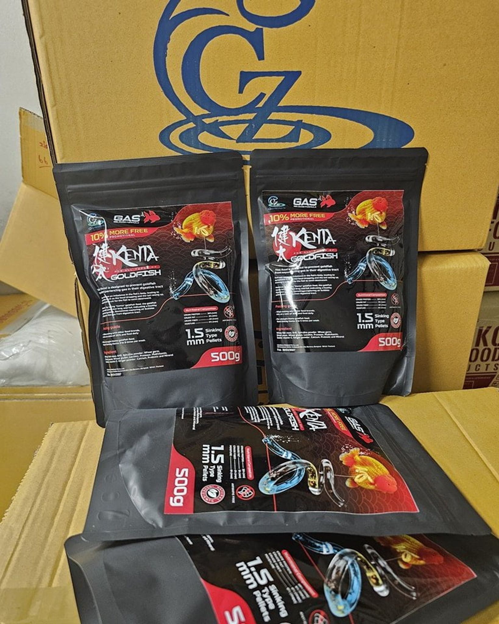 CZ Aqua Kenta releasing gas 150g/500g (Help goldfish to regain balance)