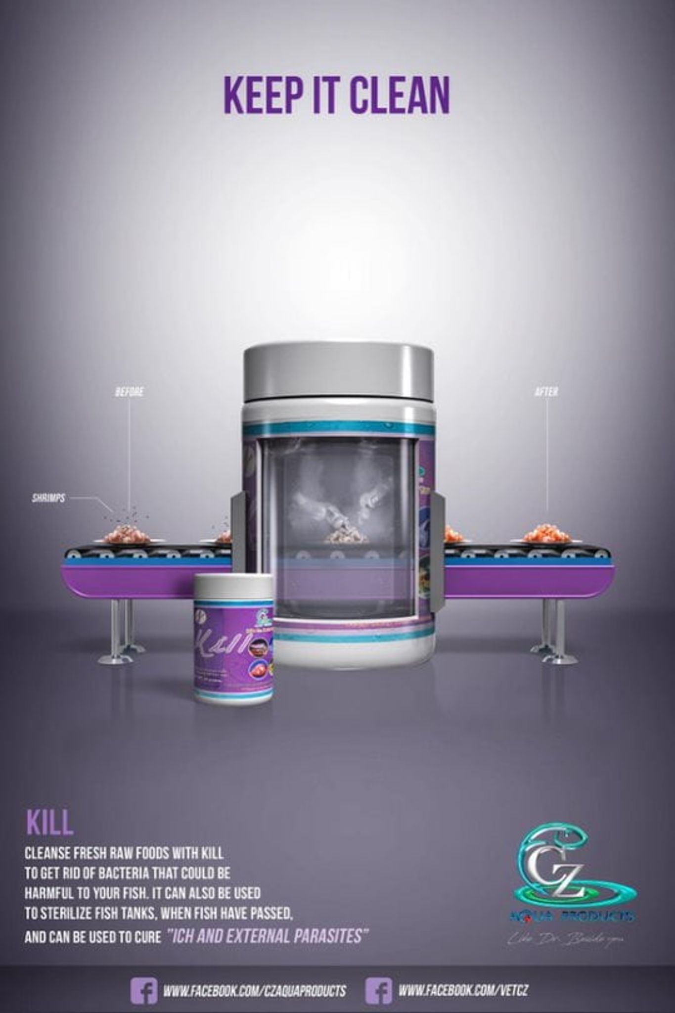 CZ Aqua Kill 50g (kills all parasite)