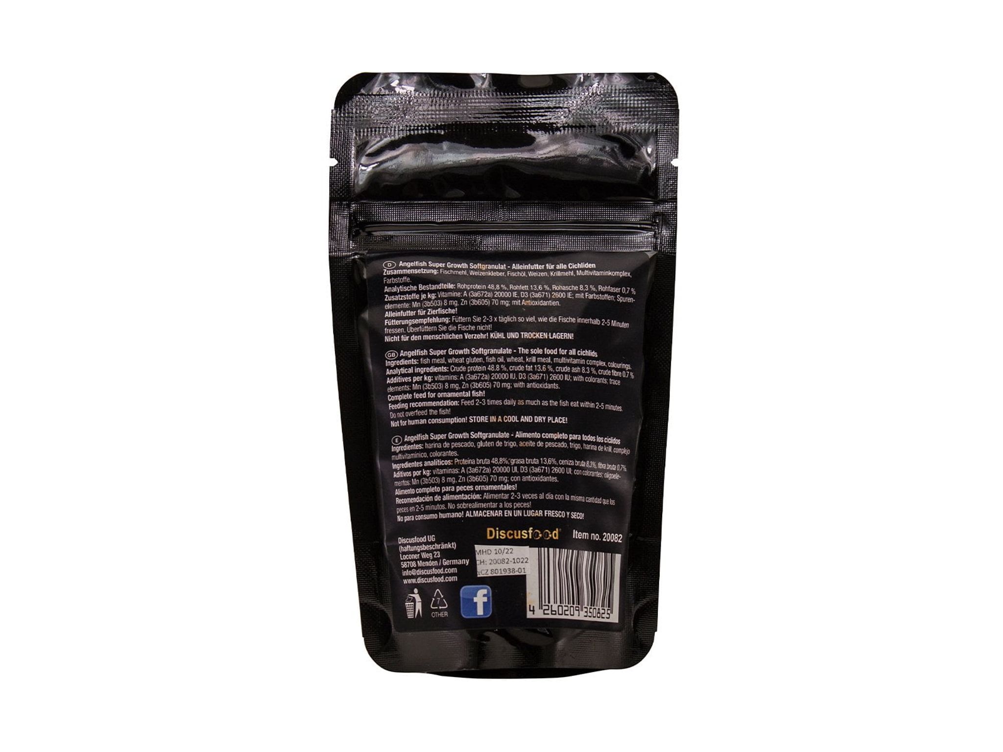 DiscusFood Angelfish Super Growth - Growth Booster (80/230g)