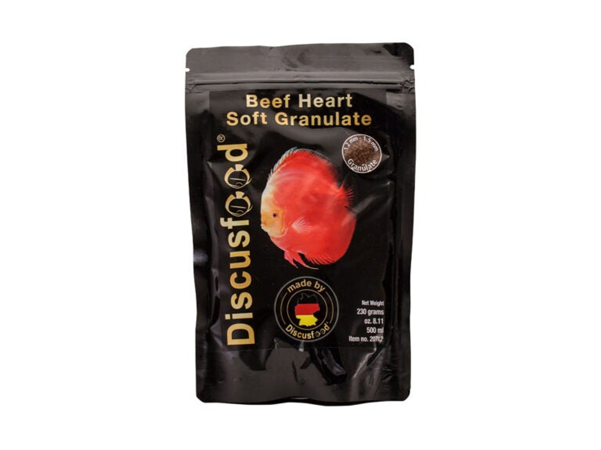DiscusFood BH (Beef Heart) Soft Granulate (High Growth Diet) (80/230g)