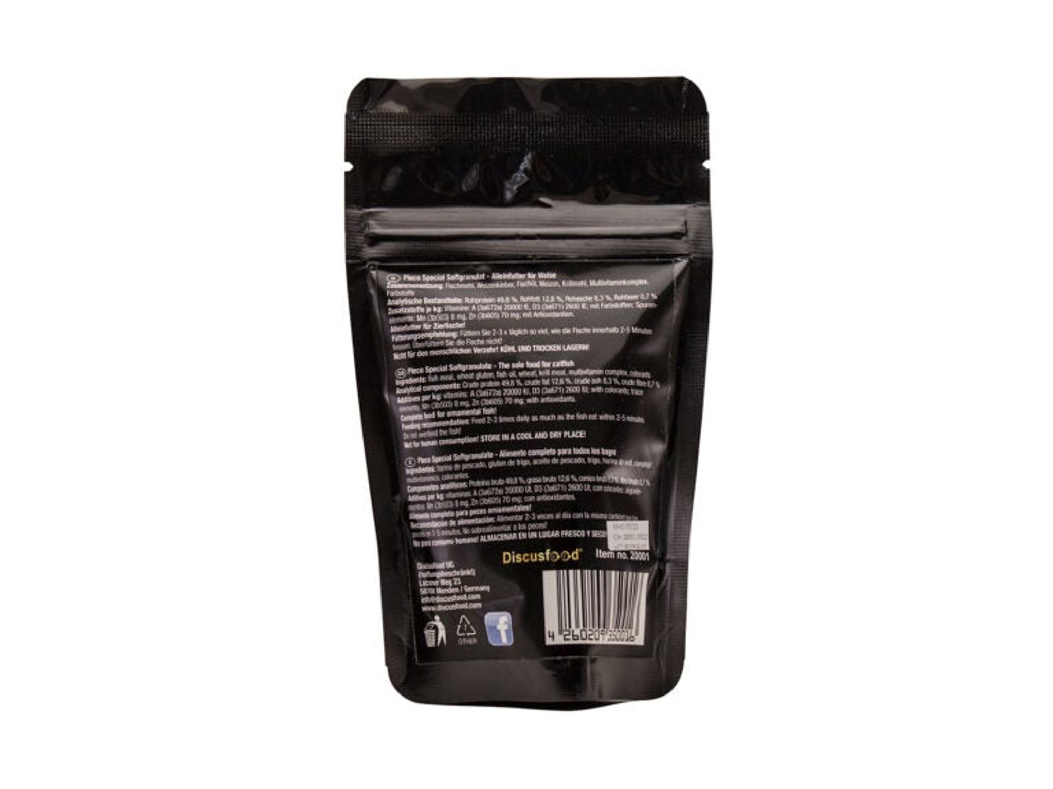 DiscusFood Pleco & Catfish Carni Wafers (Meat Wafers) - (50/150g)