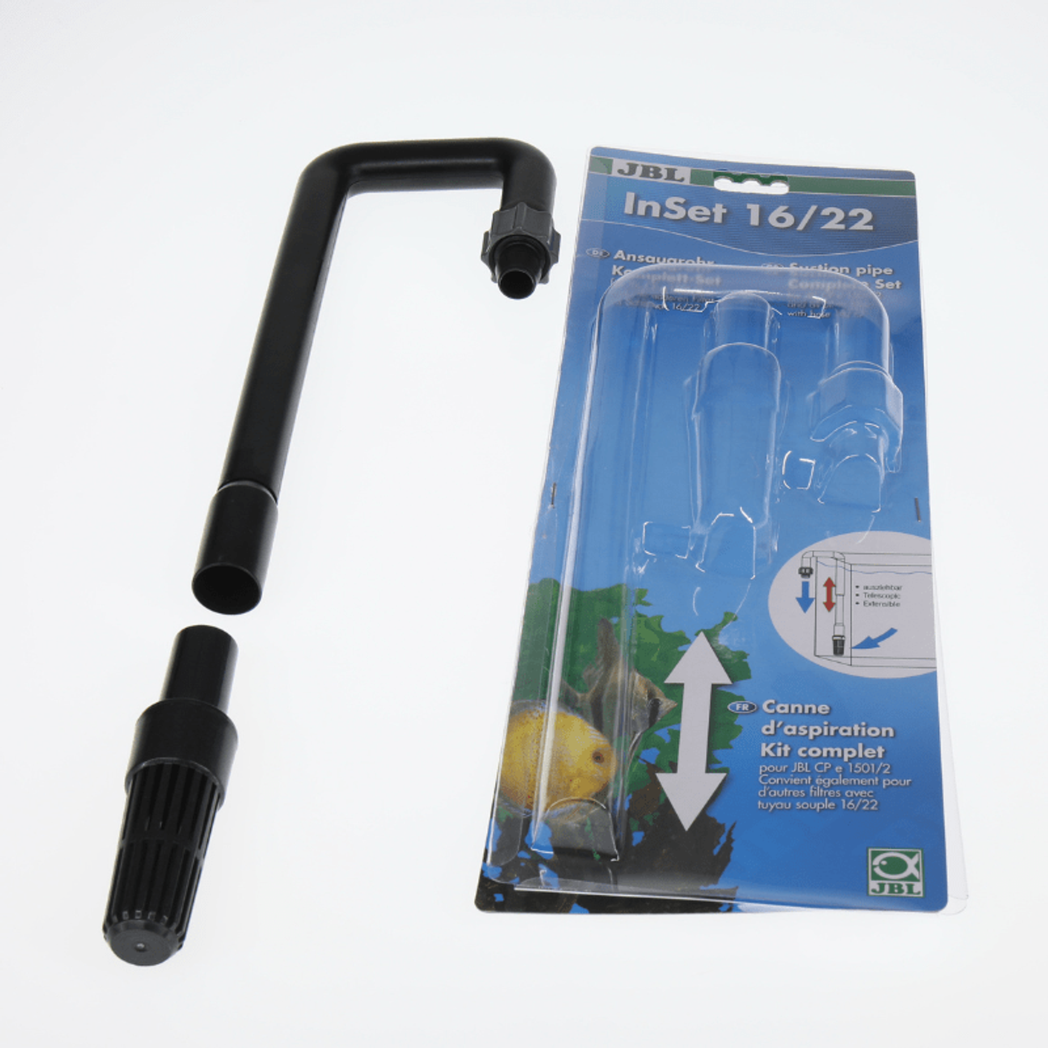 JBL InSet 12/16 inlet pipe set / JBL InSet 16/22 inlet pipe set - (Suction pipe set for external aquarium filters)