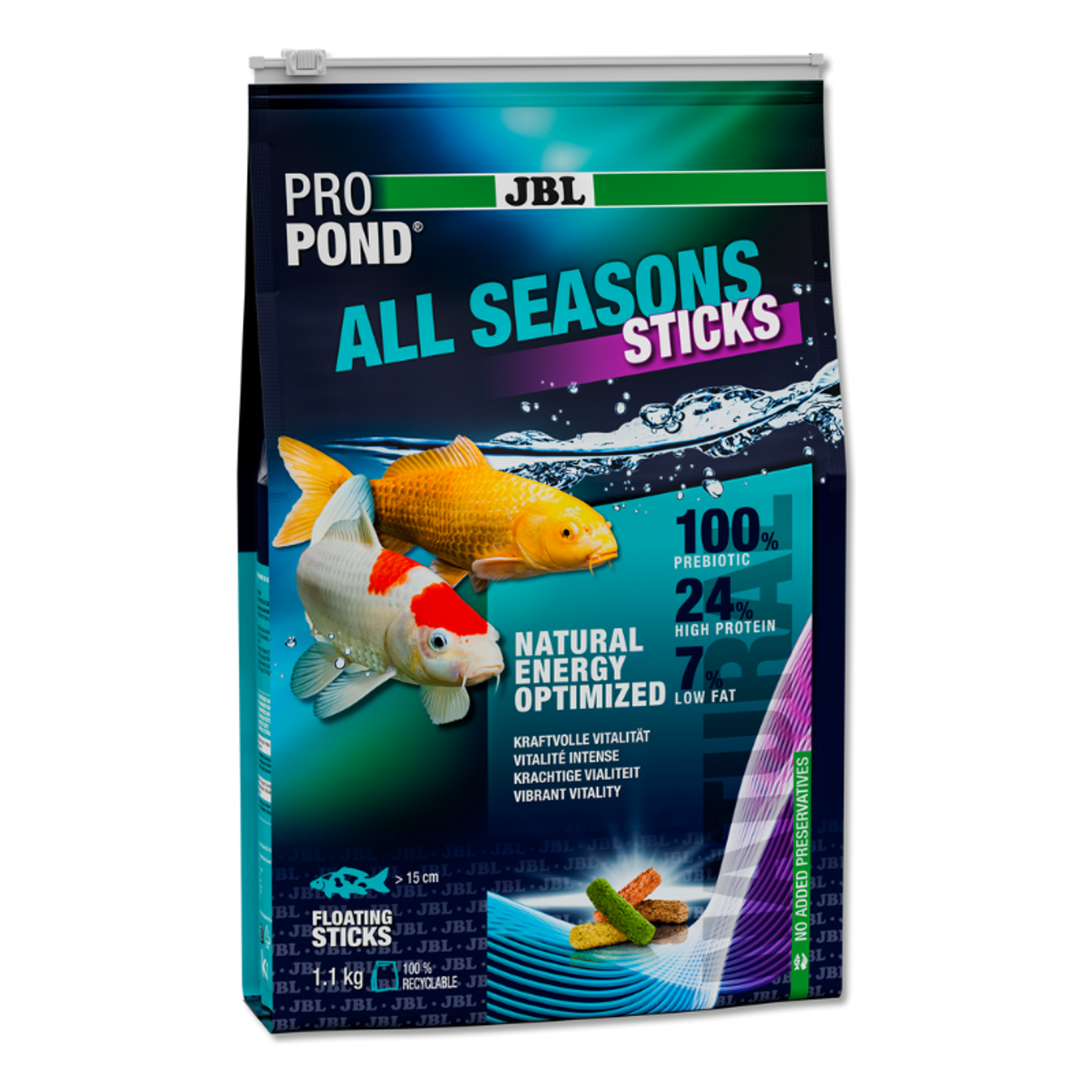JBL ProPond All Seasons Sticks (M pellet) (1.1 / 5.8kg)