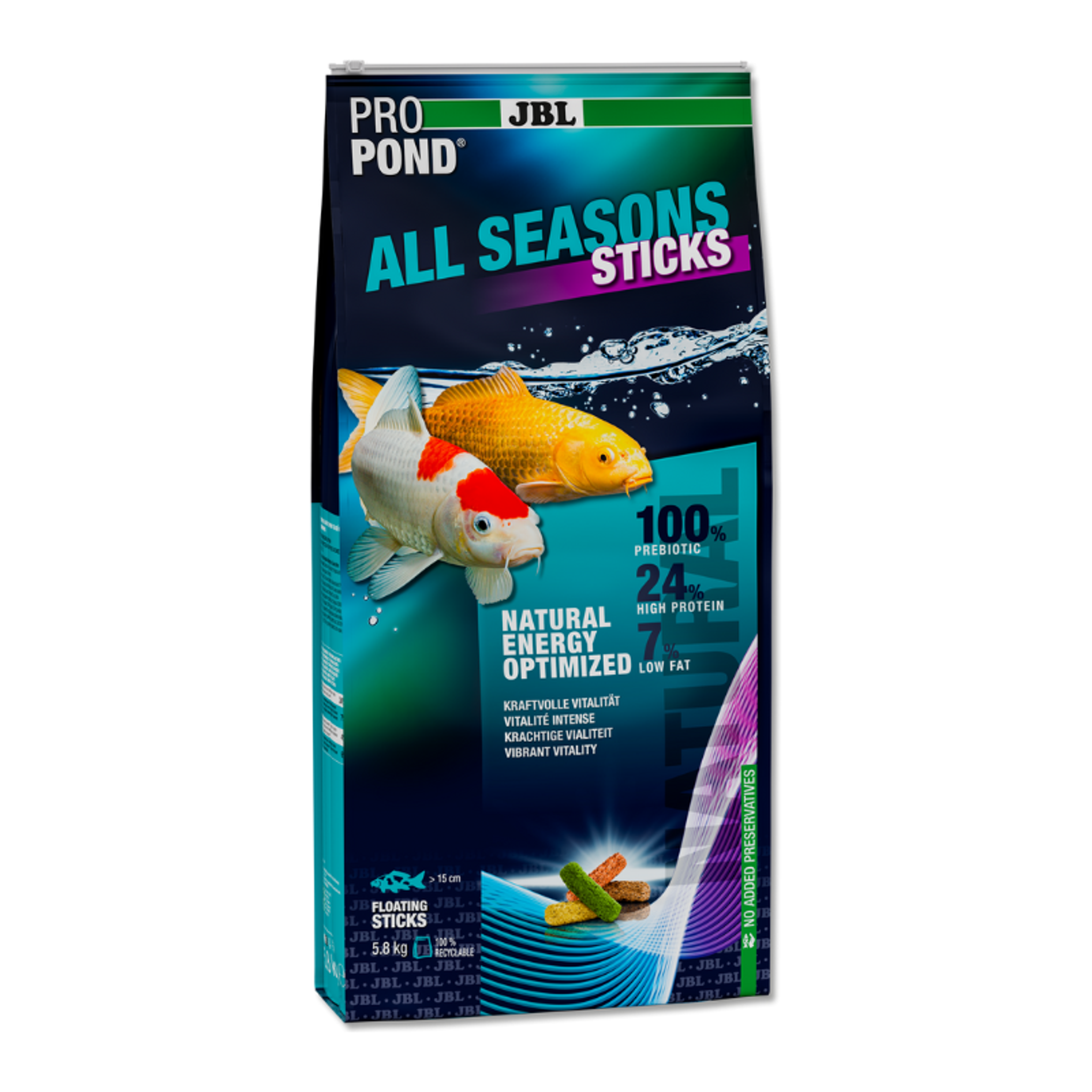 JBL ProPond All Seasons Sticks (M pellet) (1.1 / 5.8kg)