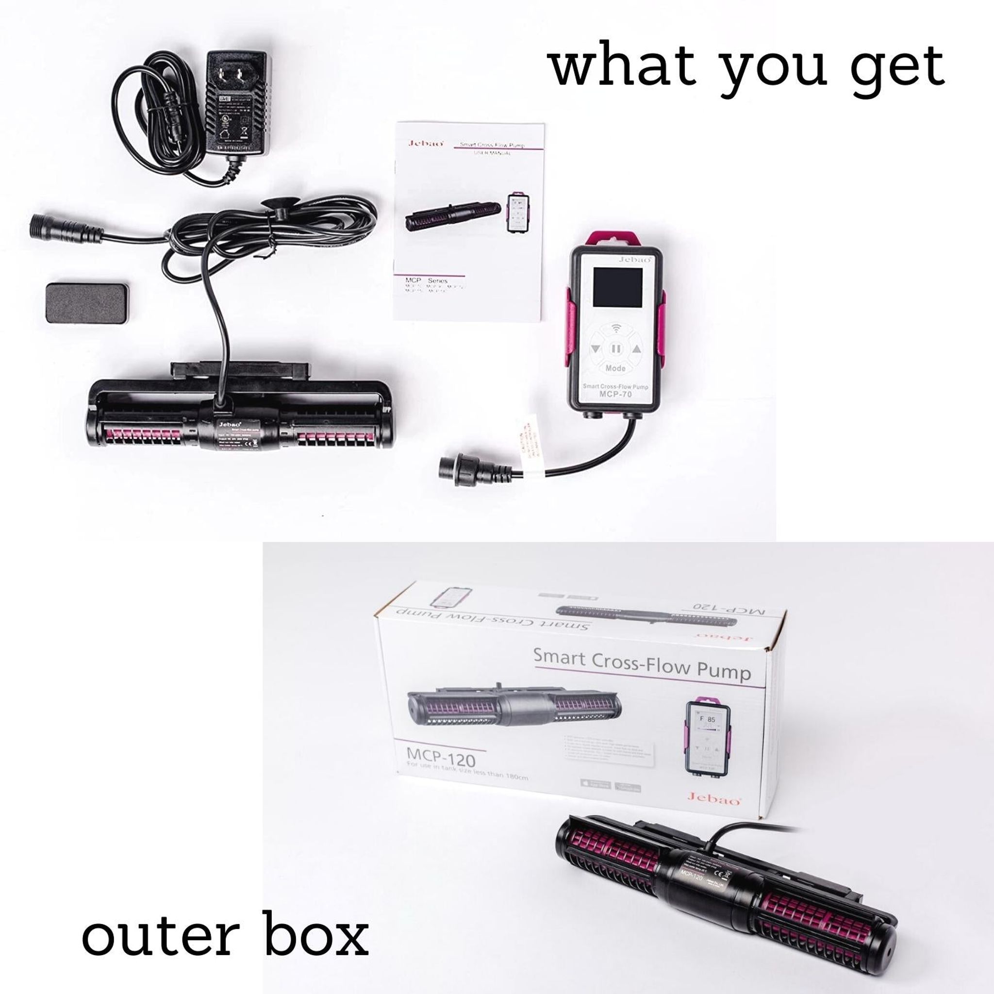 Jebao Crossflow Wavemaker (WIFI) MCP-90 MCP-120 MCP150 MCP 180