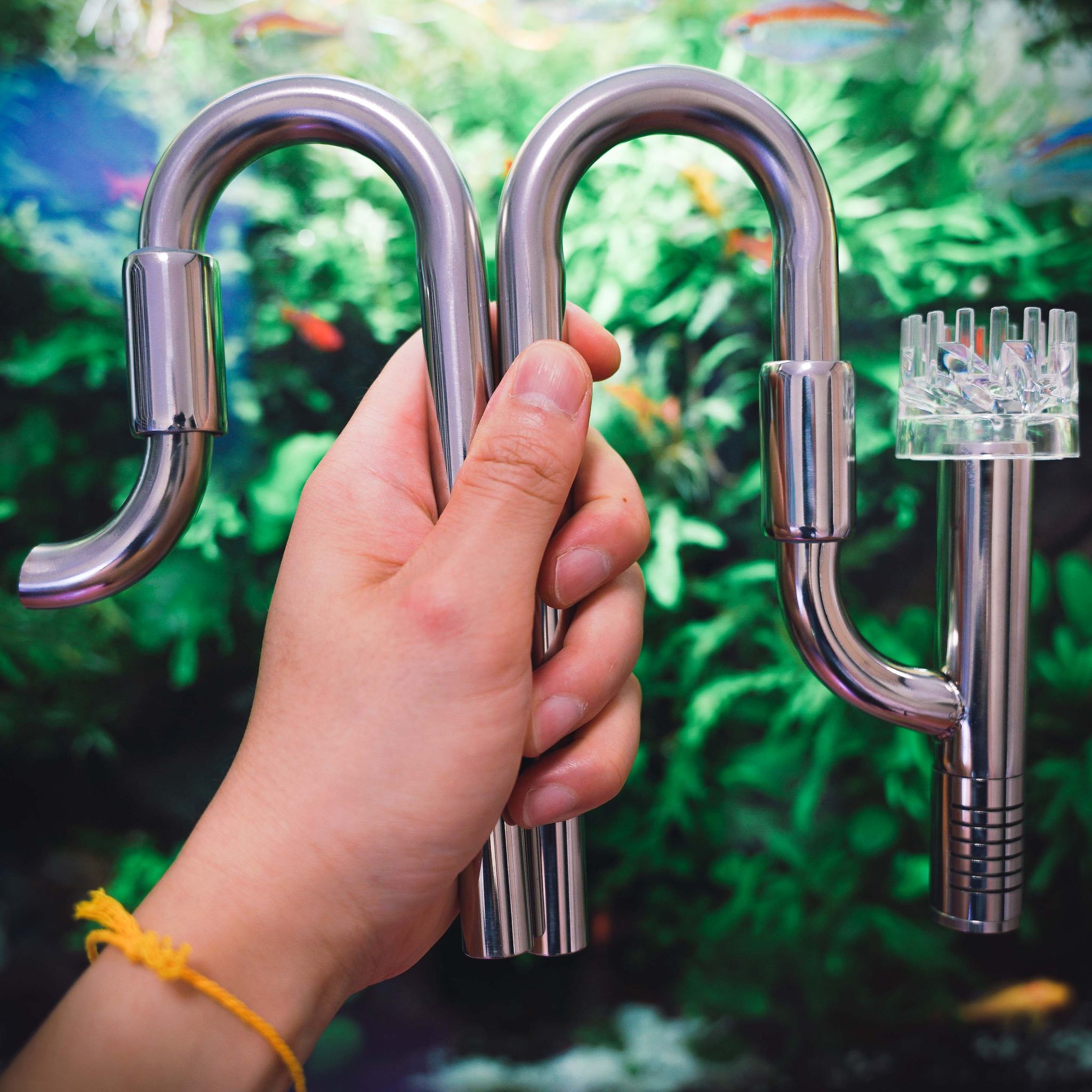 LITIAQUARIA Jet Pipe In/Out with Surface skimmer (short) - (9/12/16mm)