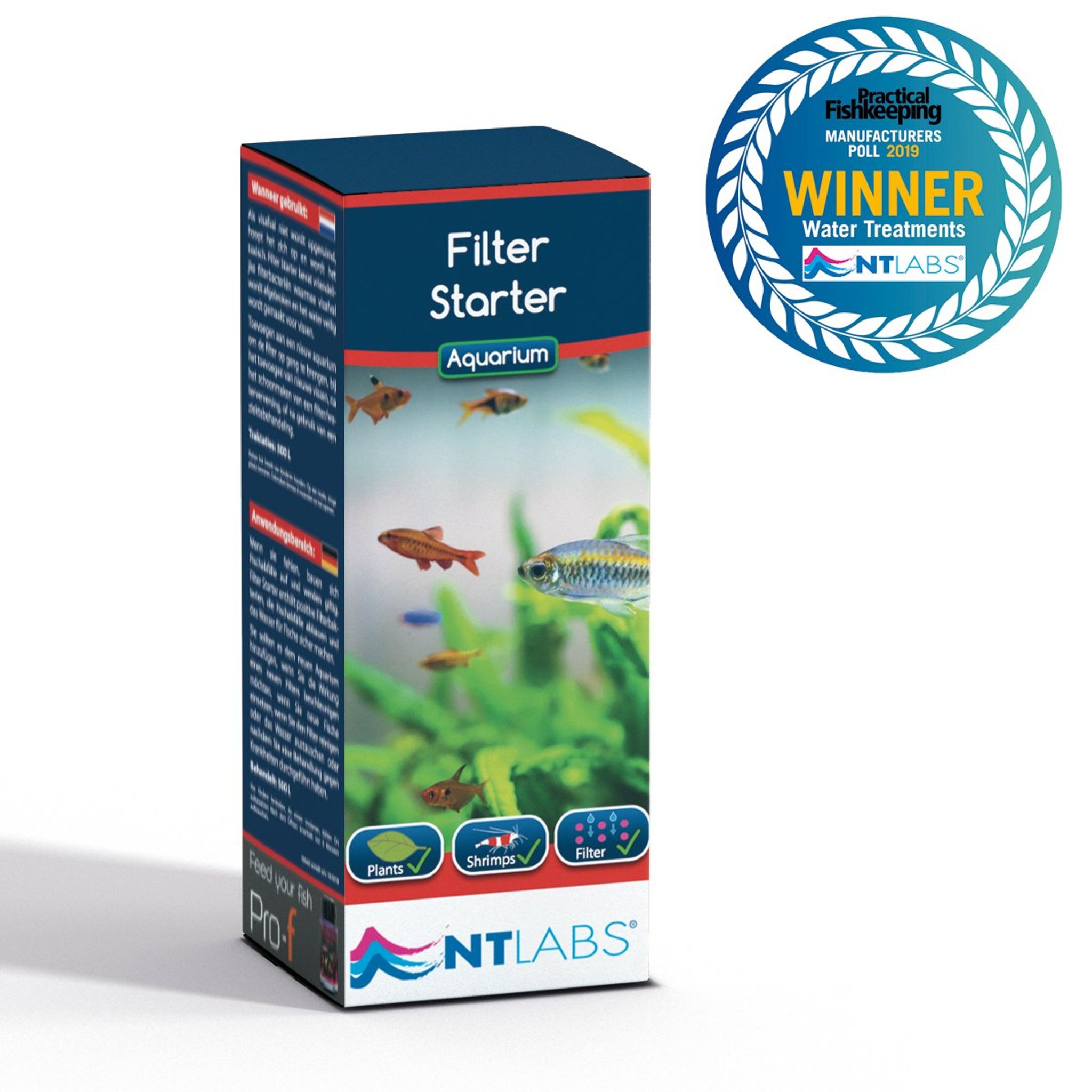NT LABS Aquarium Filter Starter (beneficial bacteria)