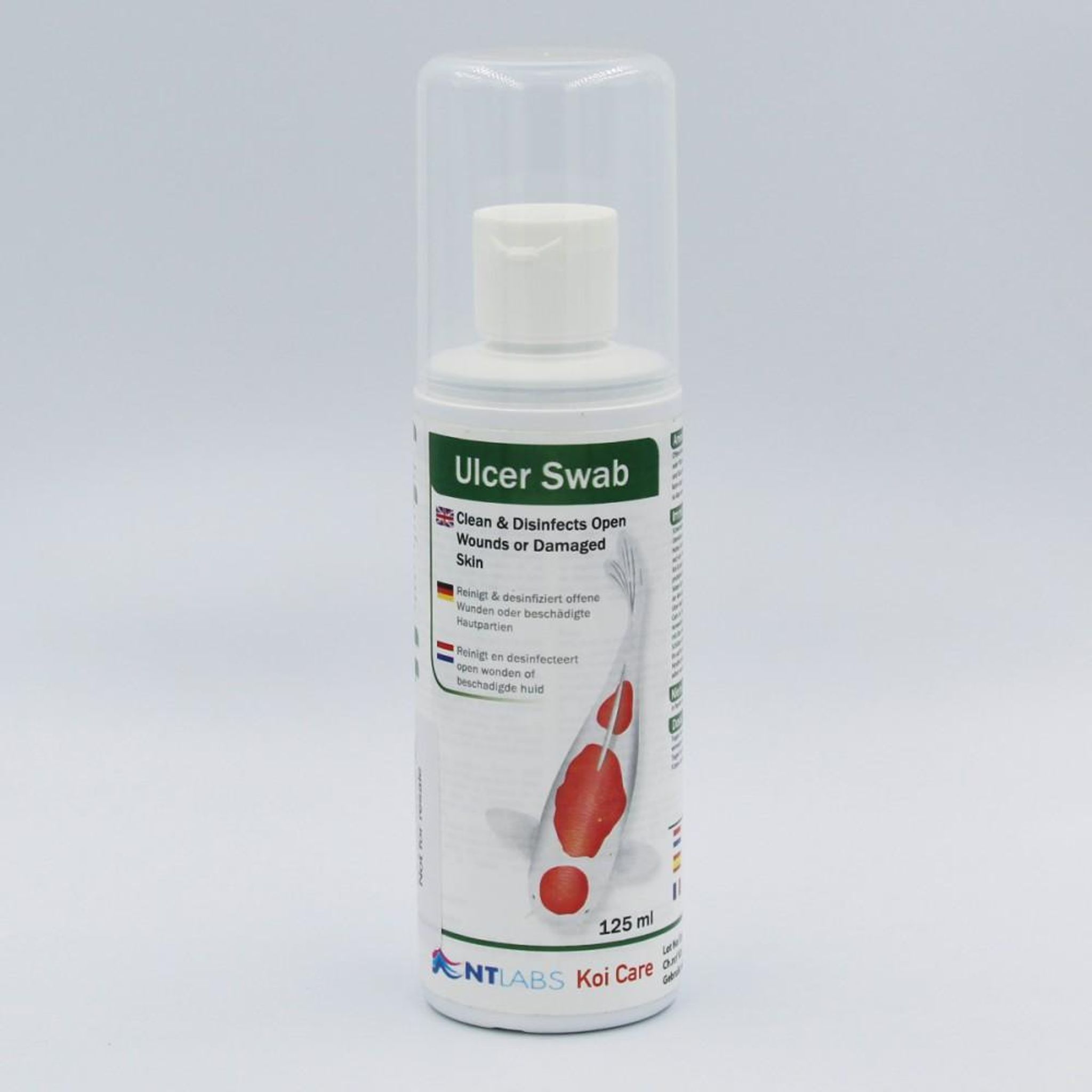 NT LABS Koi Care Ulcer Swab 125ml (cleans open wound)