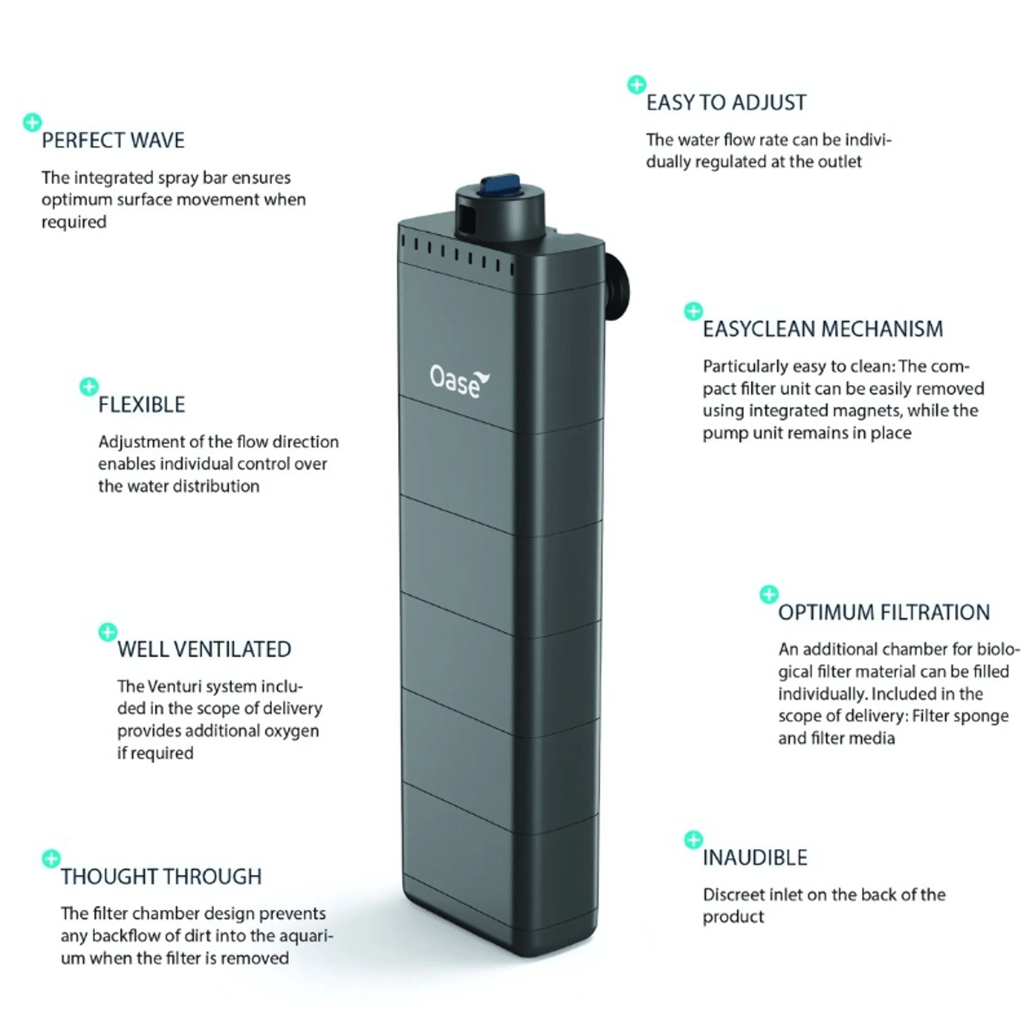 Oase EcoFlow (Internal Aquarium Filter) - (60/100/150/200)