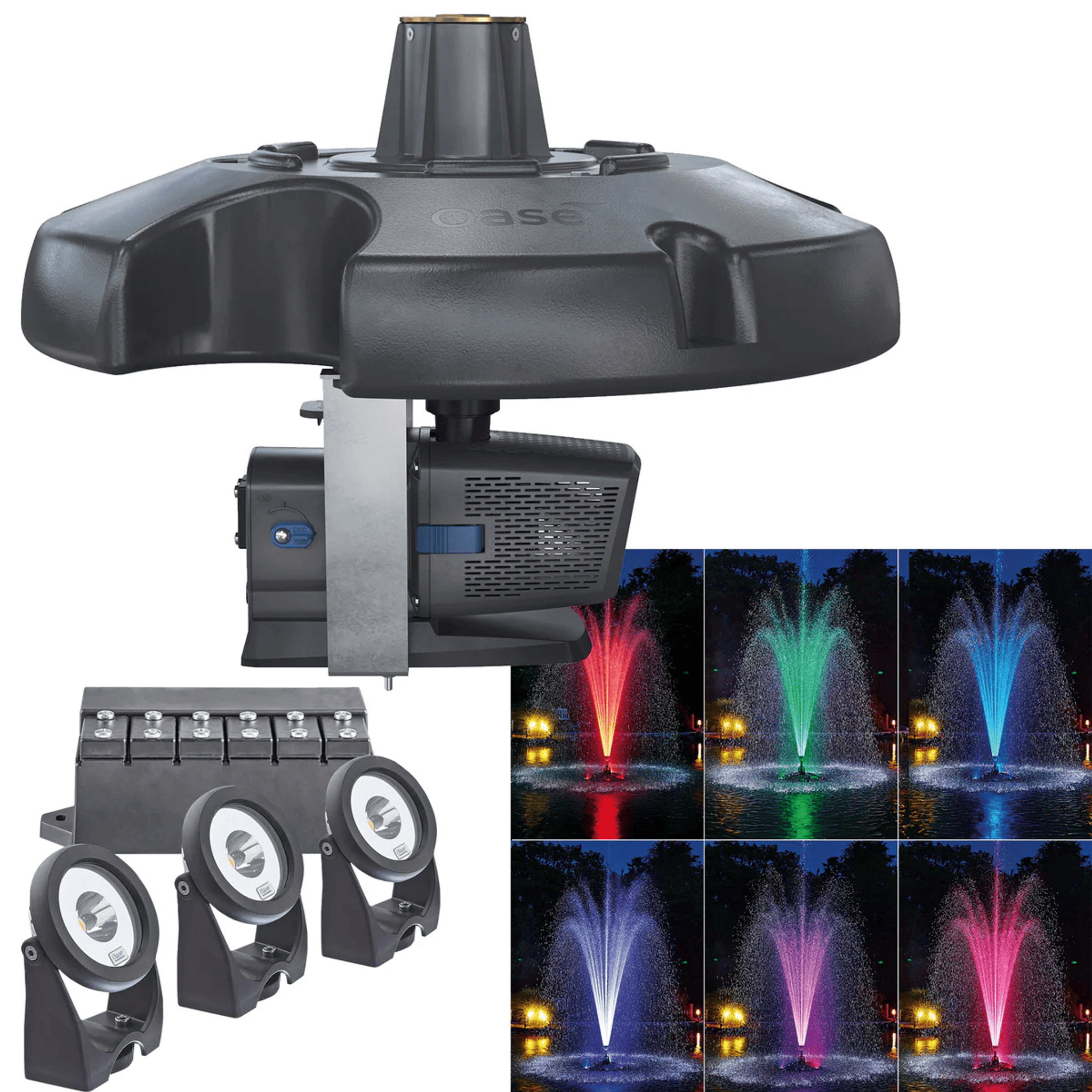 OASE PondJet Eco Premium (with Floating fountain illumination set RGB)