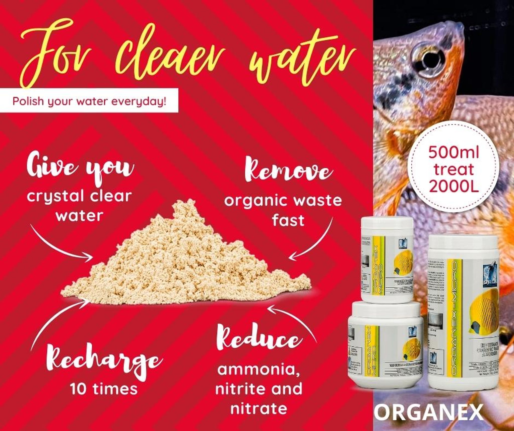 ORCA LABS OrganEx (100ml in bag) powerful waste absorber