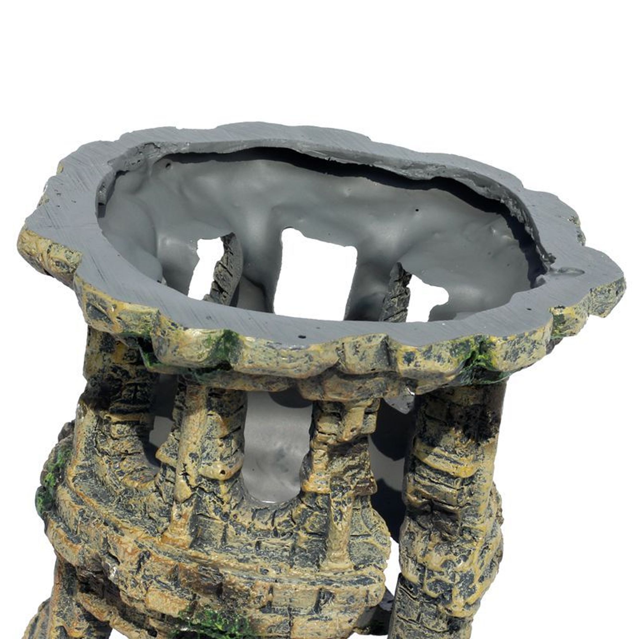 RQ20122 Broken tower Aquarium Decoration 15.5x15x16cm