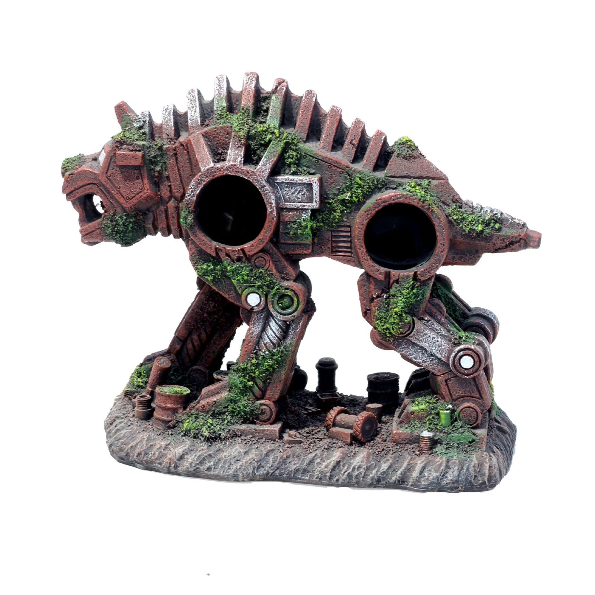 RQ21882 Robot tiger Aquarium Decoration 15x8.5x14cm