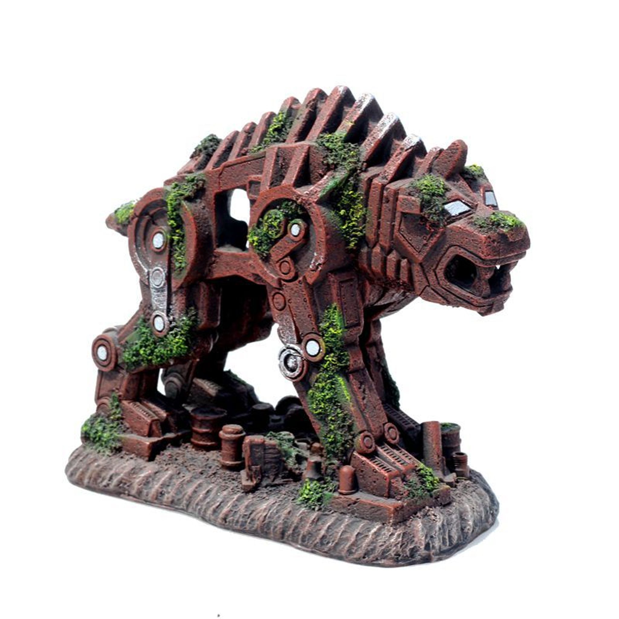 RQ21882 Robot tiger Aquarium Decoration 15x8.5x14cm