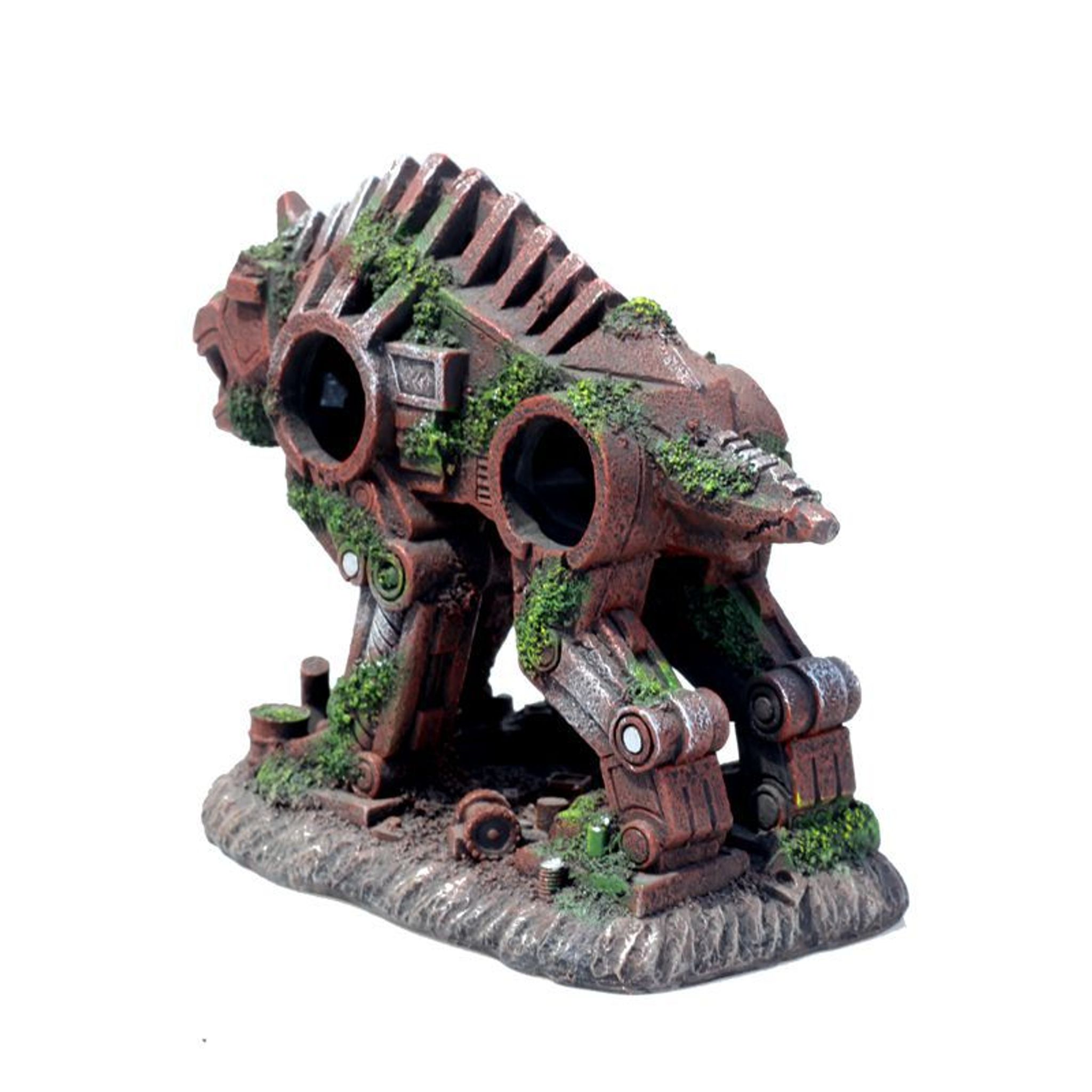 RQ21882 Robot tiger Aquarium Decoration 15x8.5x14cm