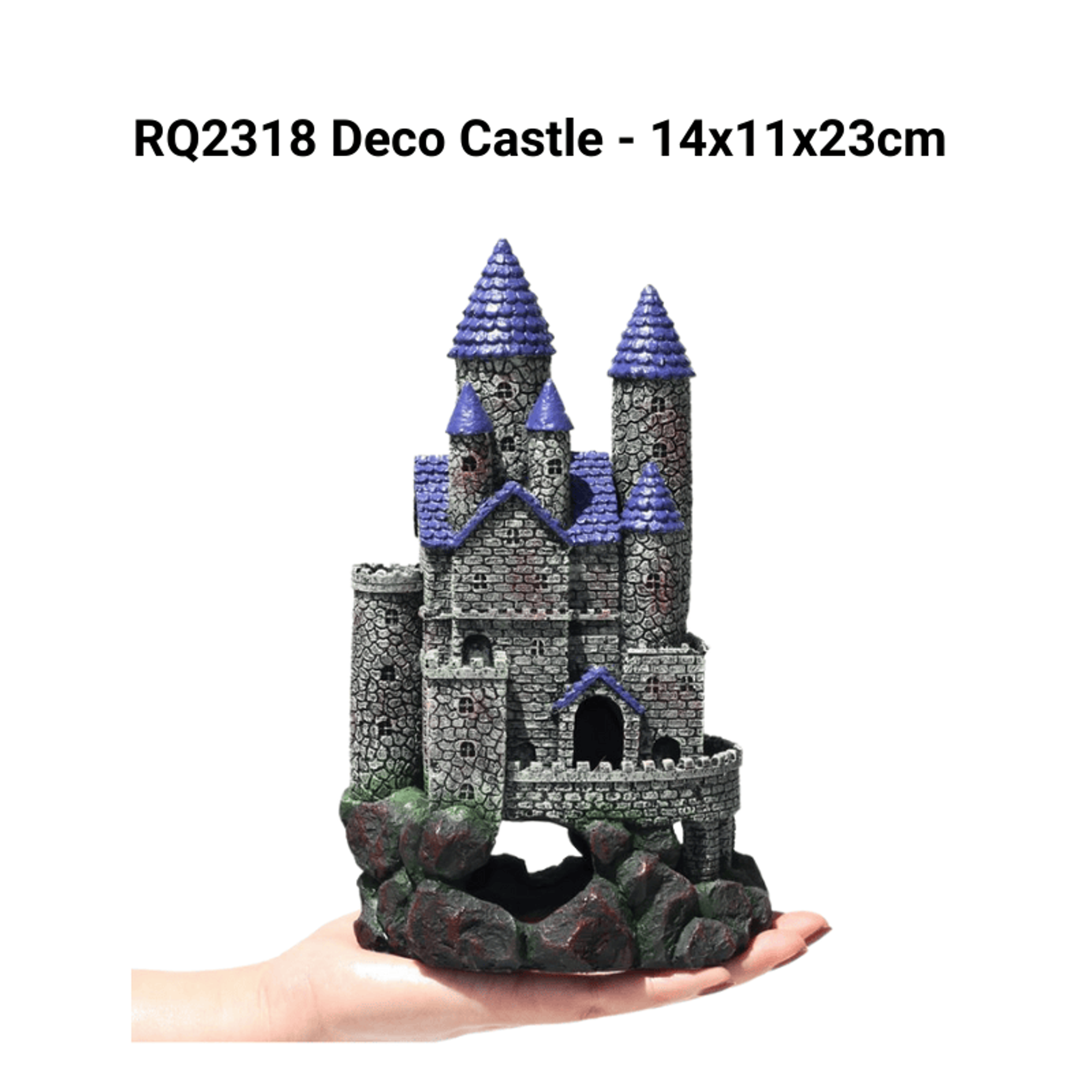 RQ2318 Castle Aquarium Decoration