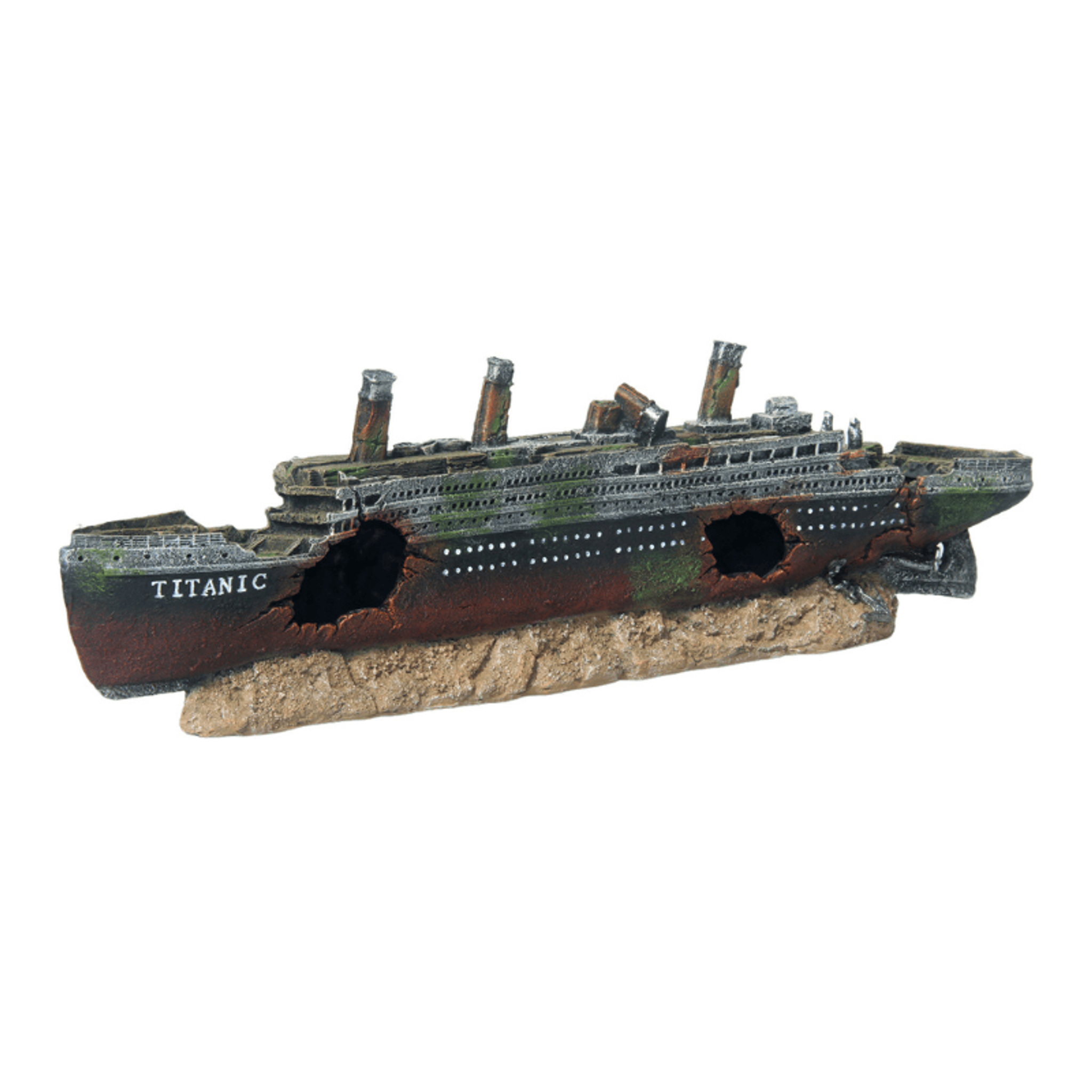 RQ2417L Titanic Ship L Aquarium Decoration