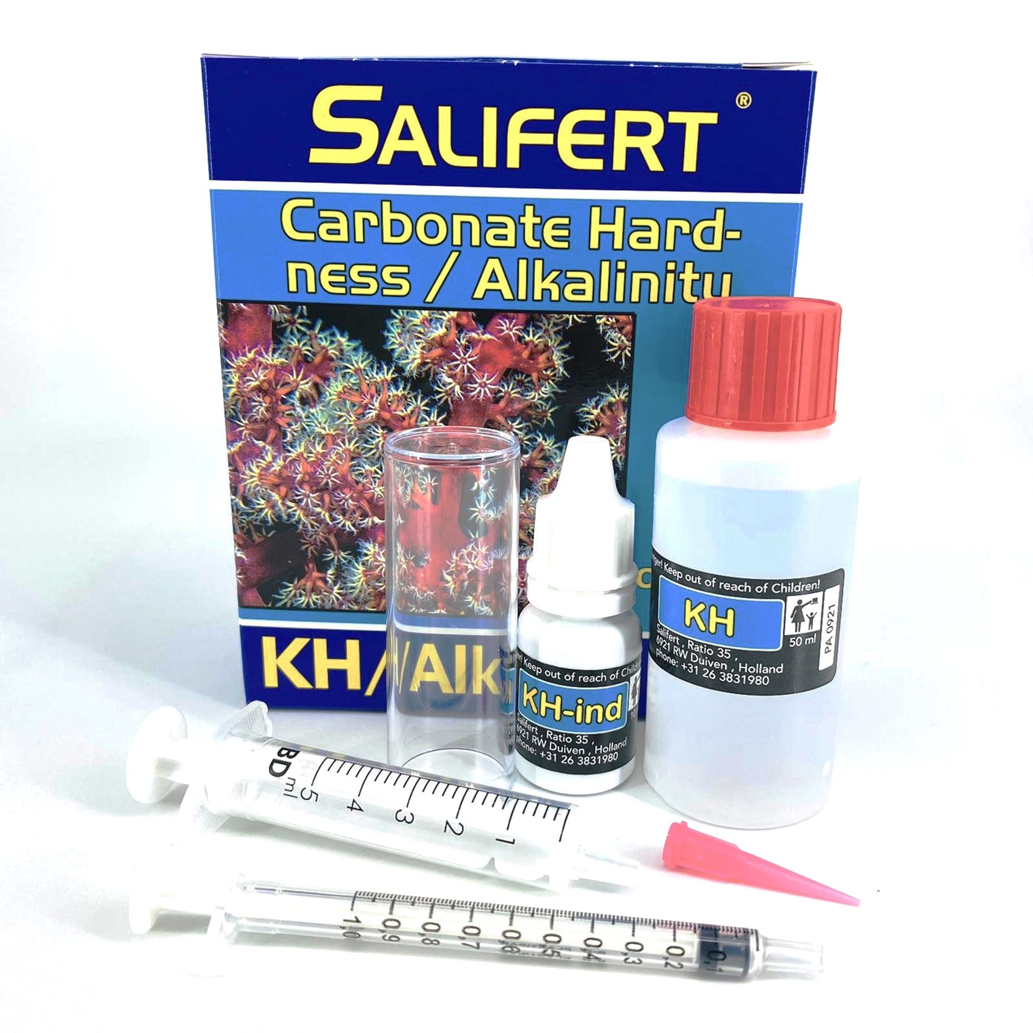 SALIFERT Carbonate Hardness Profi Test kit for saltwater (Alkalinity, KH)