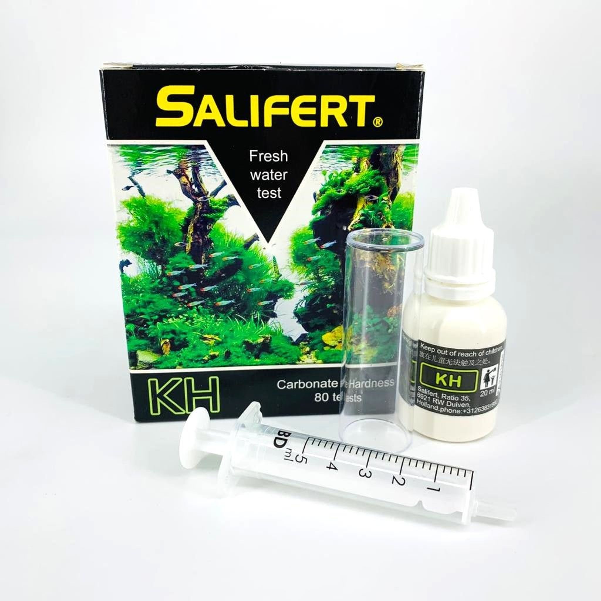 SALIFERT Carbonate Hardness Profi Test kit for freshwater (Alkalinity, KH)