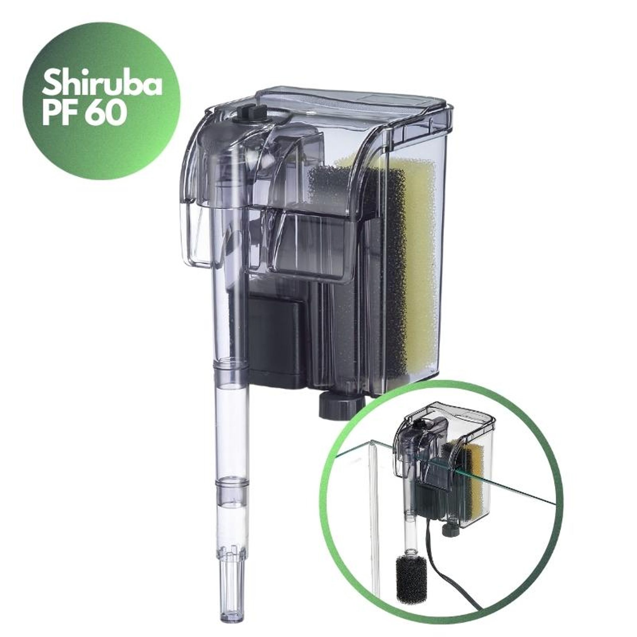 SHIRUBA PF Series Hang On Back Filter (HOB) (popular !)