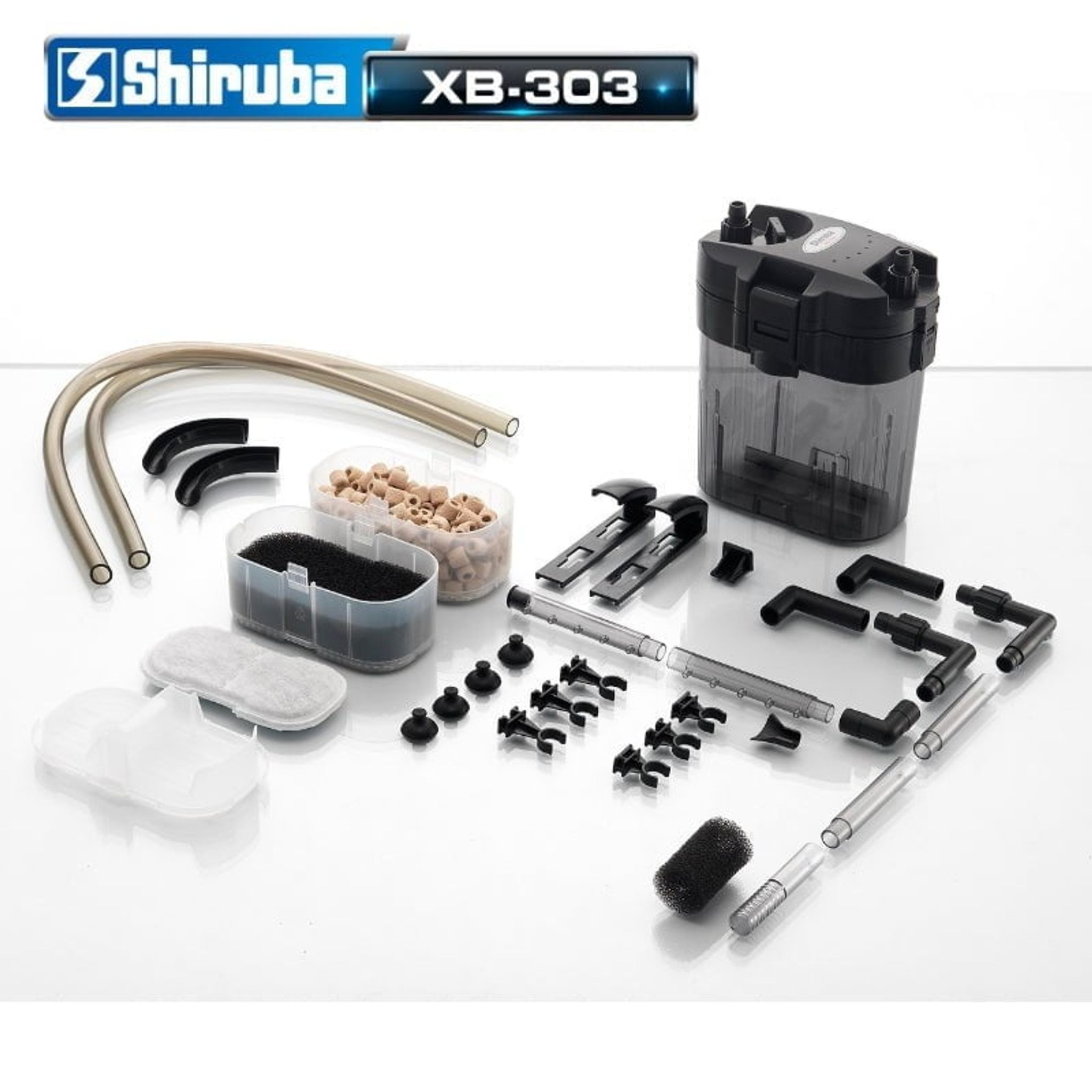 SHIRUBA XB303 External Canister Filter (Compact & Powerful External Filter For Nano Tank)