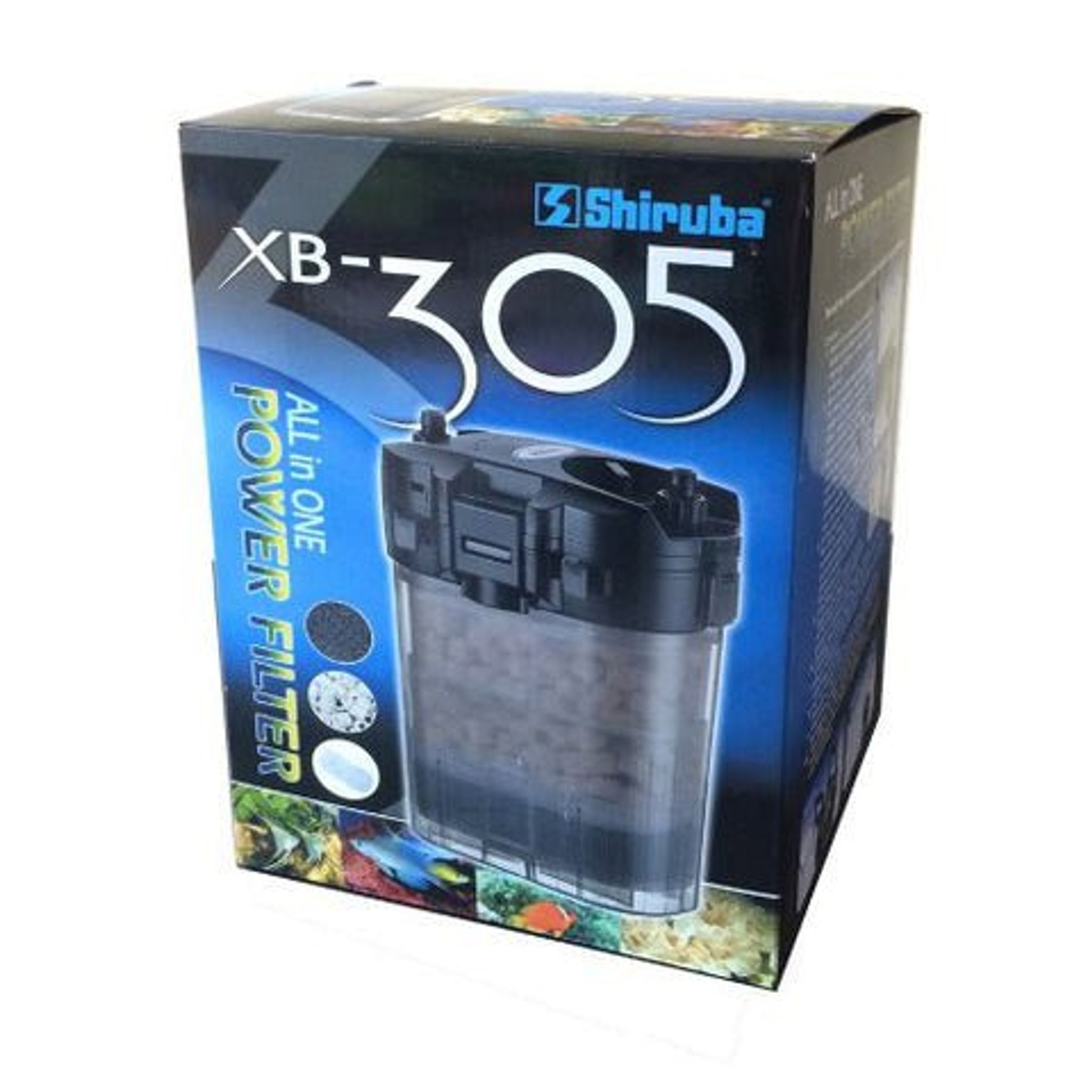 SHIRUBA XB305 External Canister Filter (Compact & Powerful, For Nano Tank)