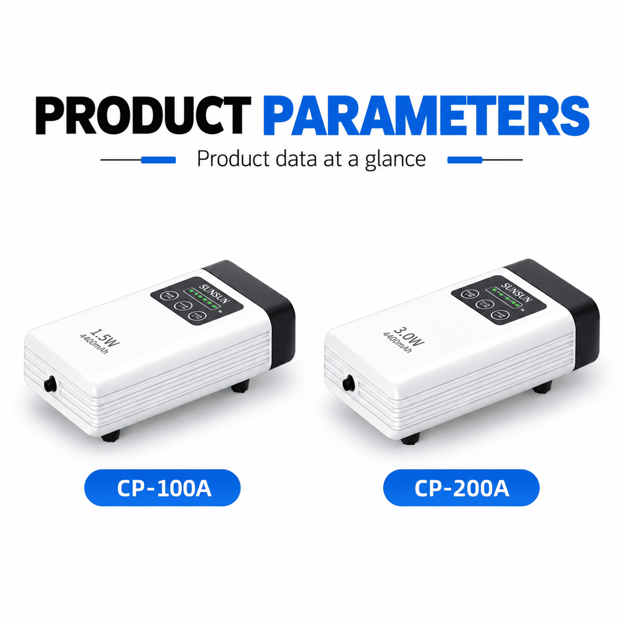 SUNSUN AC/DC air pump (CP-100A/CP-200A)