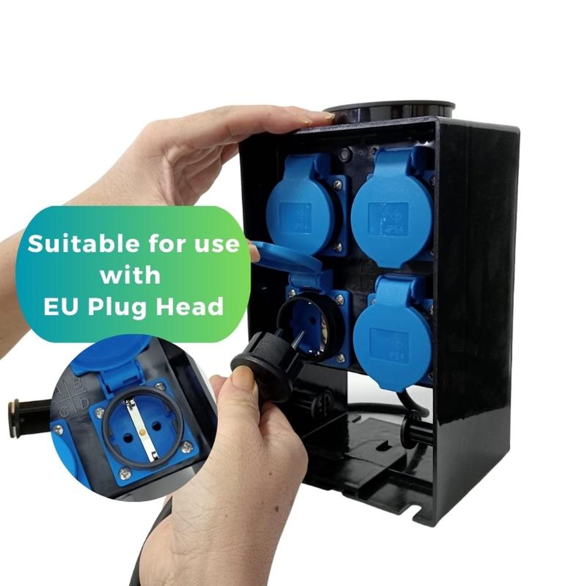 SUNSUN Outdoor Water Proof Garden Socket Connection