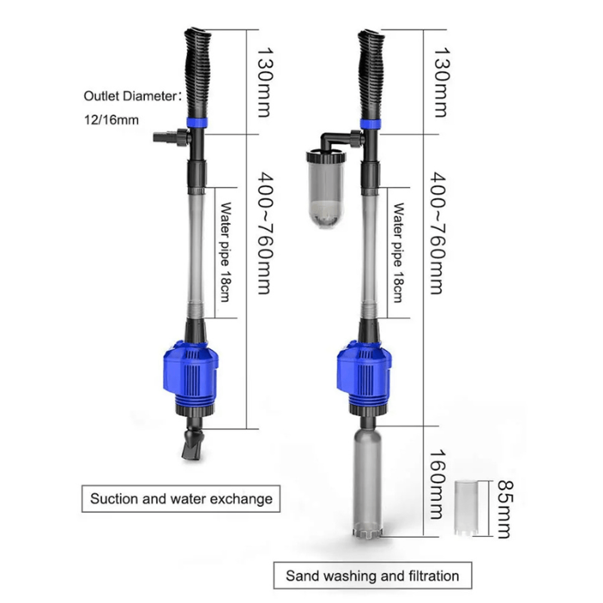 SUNSUN HXS-02 Gravel cleaner