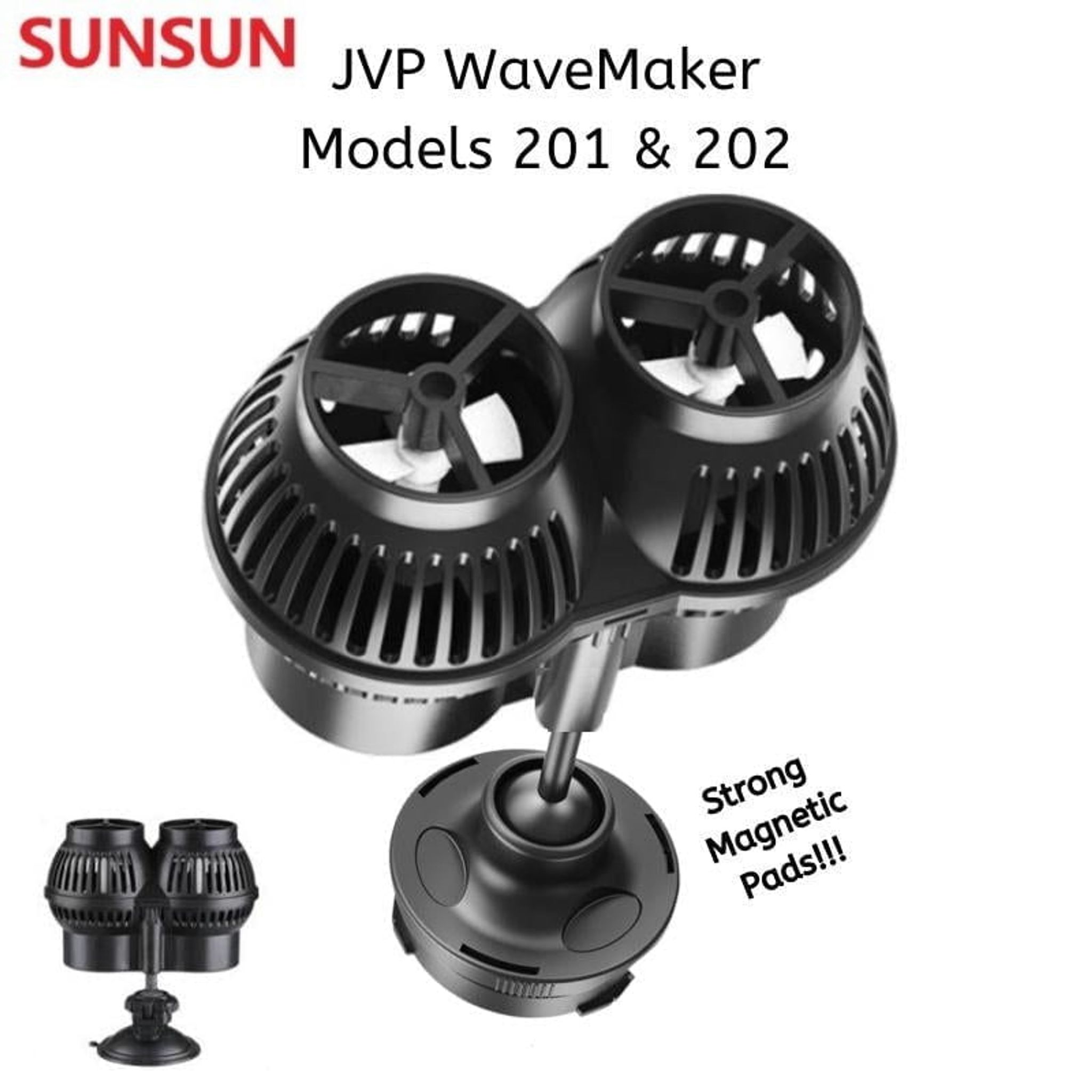 SUNSUN JVP Wavemaker (Magnetic Holder - Models 201B/202B) (6000 - 12000 L/Hr)