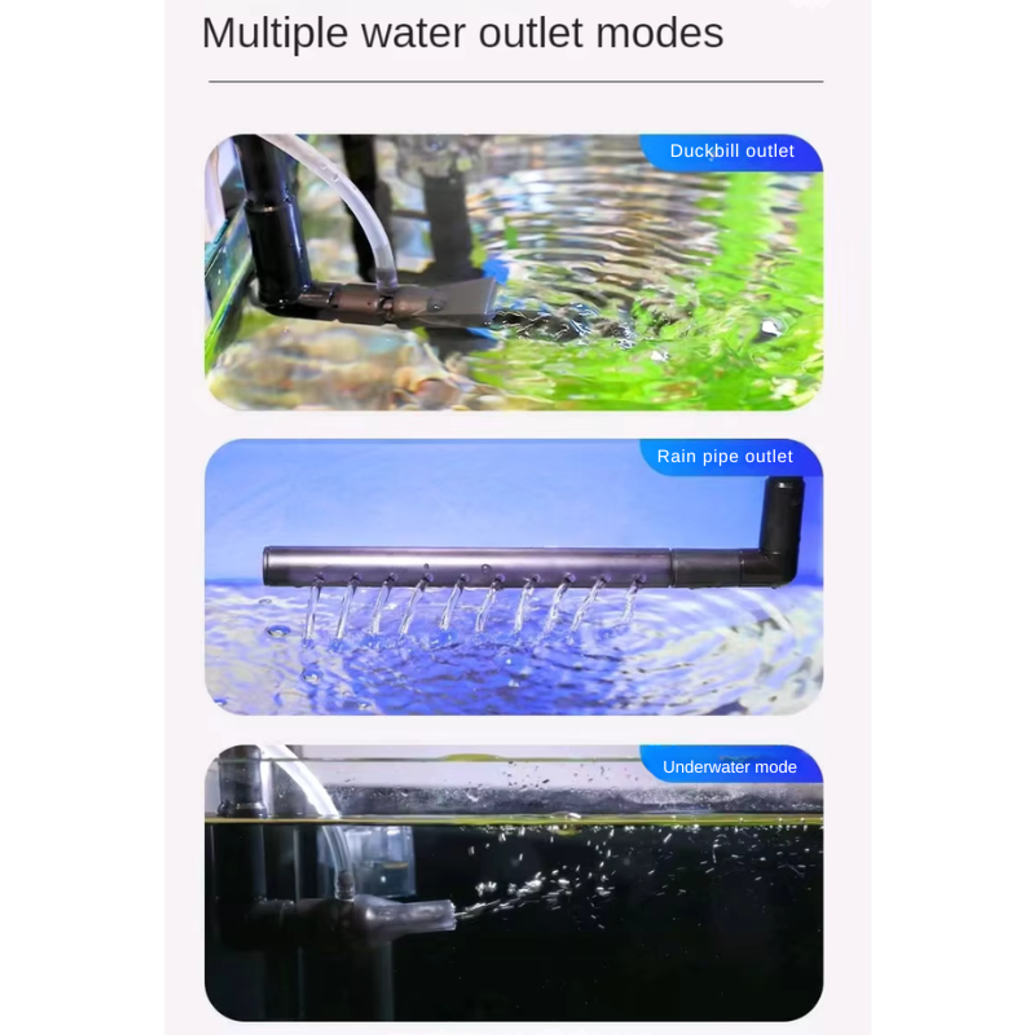 SUNSUN YBF-500 Hang On Filter with drainage