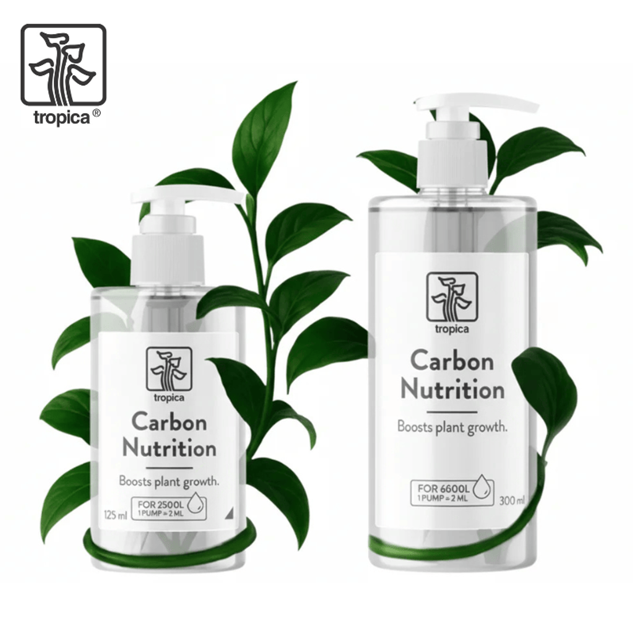 TROPICA Carbon Nutrition 125/300ml (Liquid CO2 Supplement for Aquarium Plants)