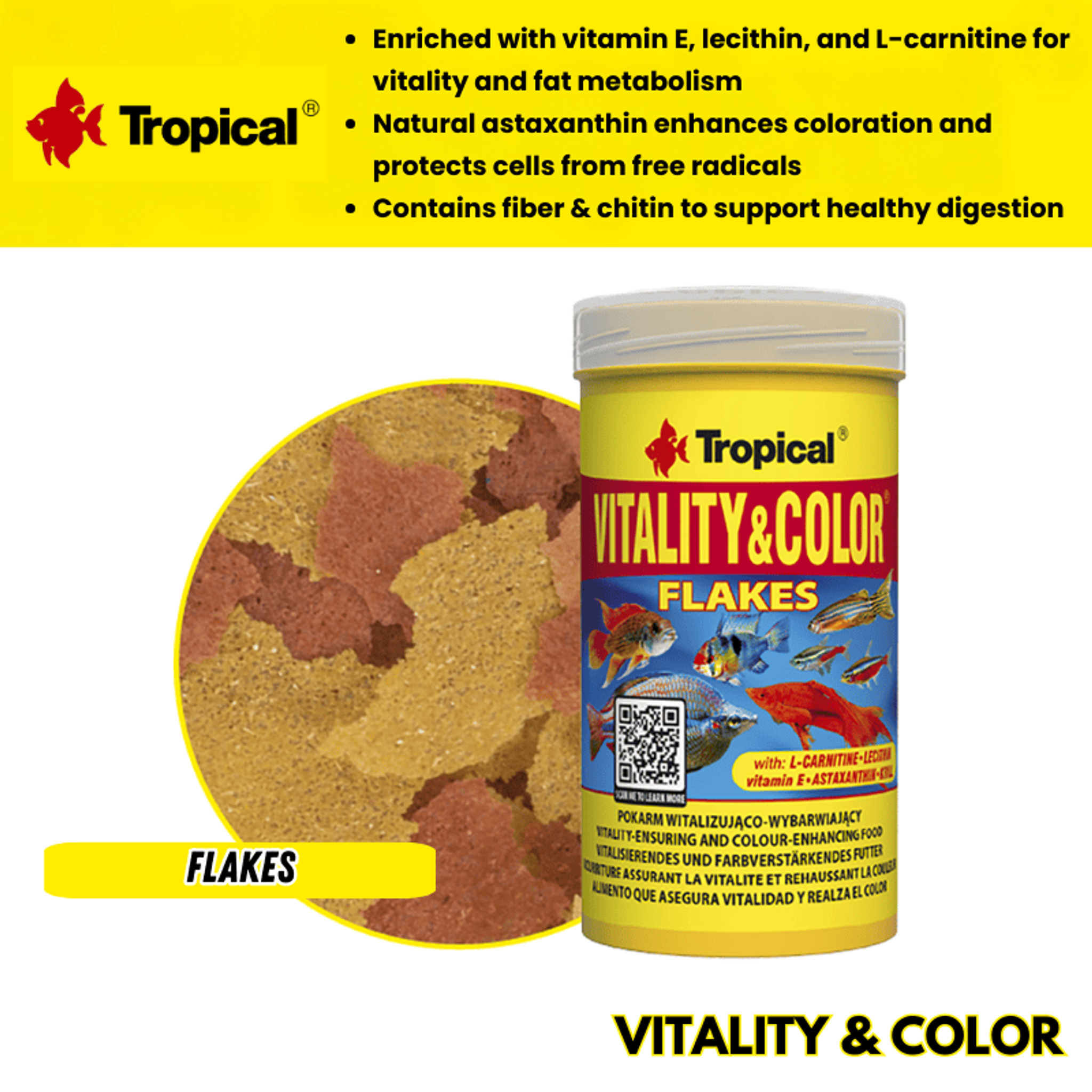 Tropical Vitality & Color Flakes (colour booster)
