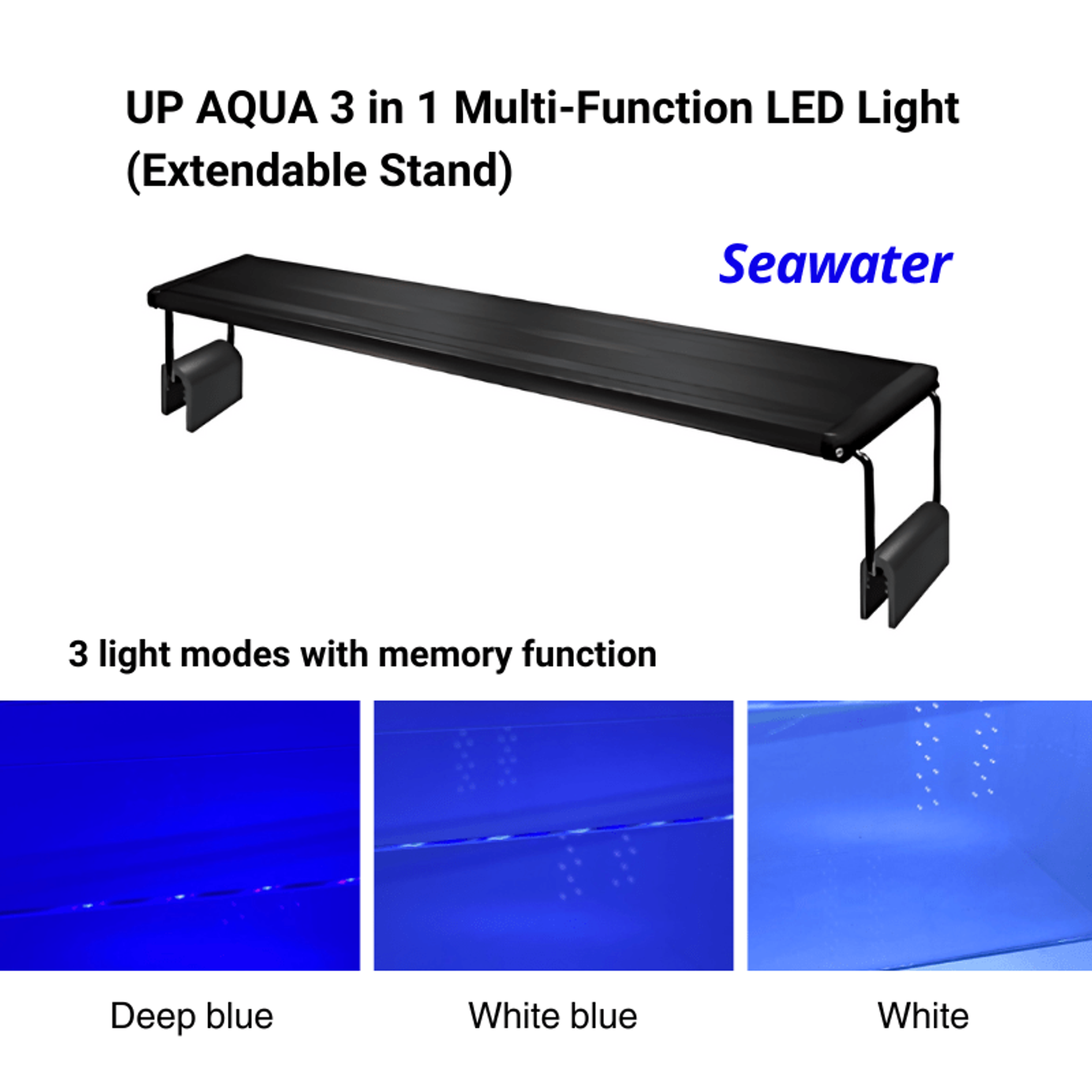 UP AQUA CA-L8-P3-S LED Light 30-60cm (Seawater)