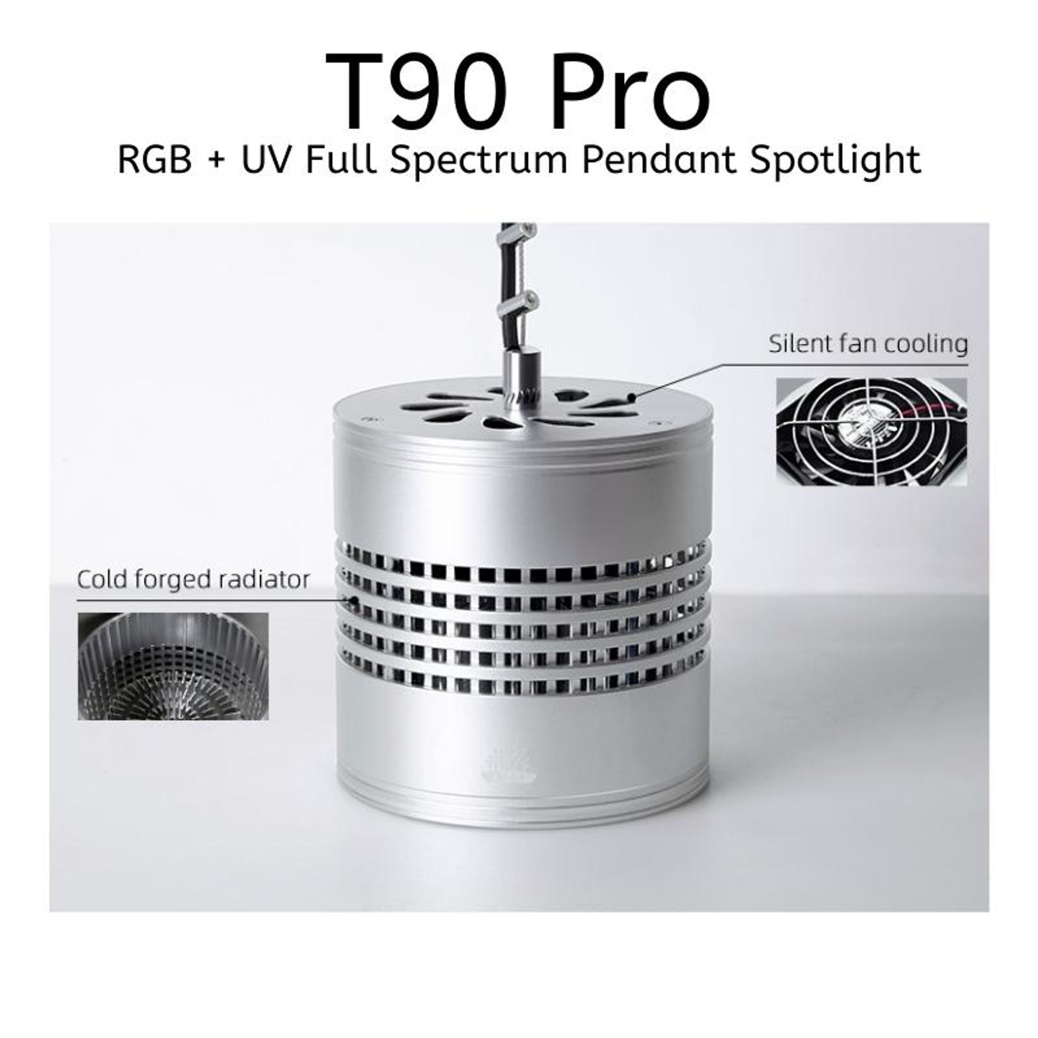 Week Aqua T-90 PRO RGB + UV Full Spectrum Pendant Spotlight