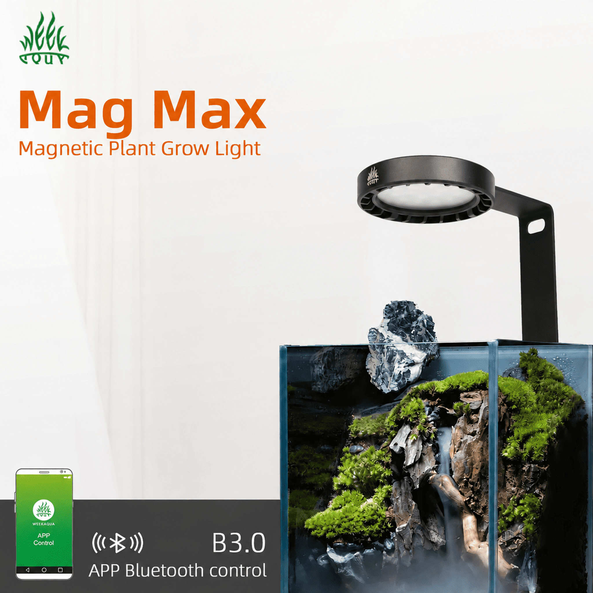 Weekaqua Mag-Max LED Plant Light