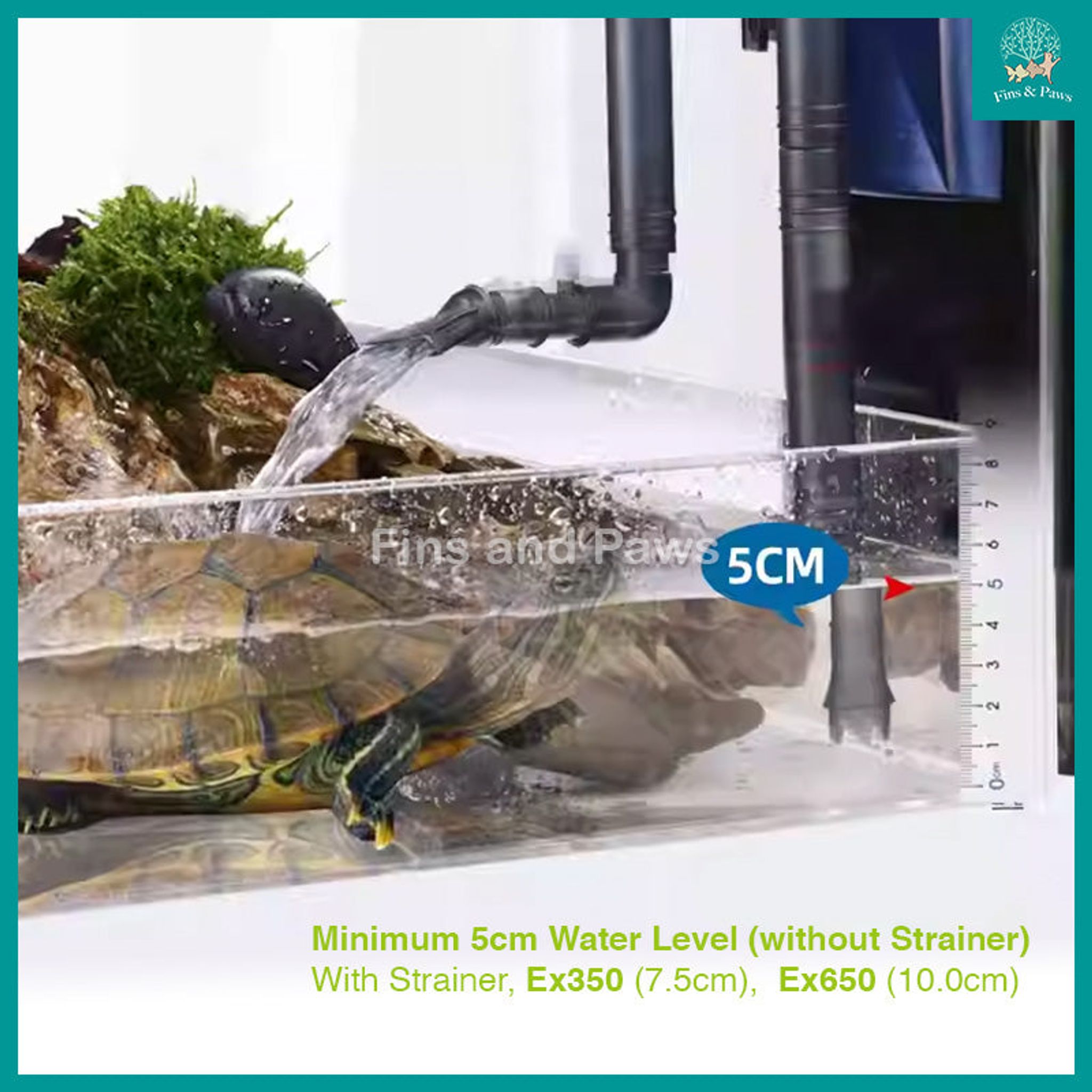 [Amtra] FILPRO Mini Hang-on External Filter EX250 / EX350 / EX650 (useable for turtle / low water level tank)