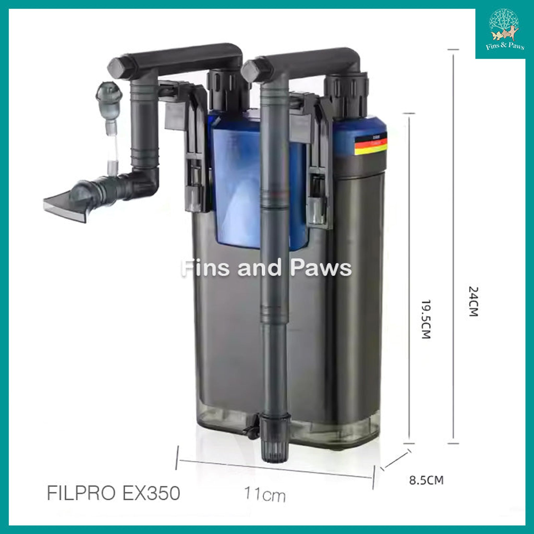 [Amtra] FILPRO Mini Hang-on External Filter EX250 / EX350 / EX650 (useable for turtle / low water level tank)