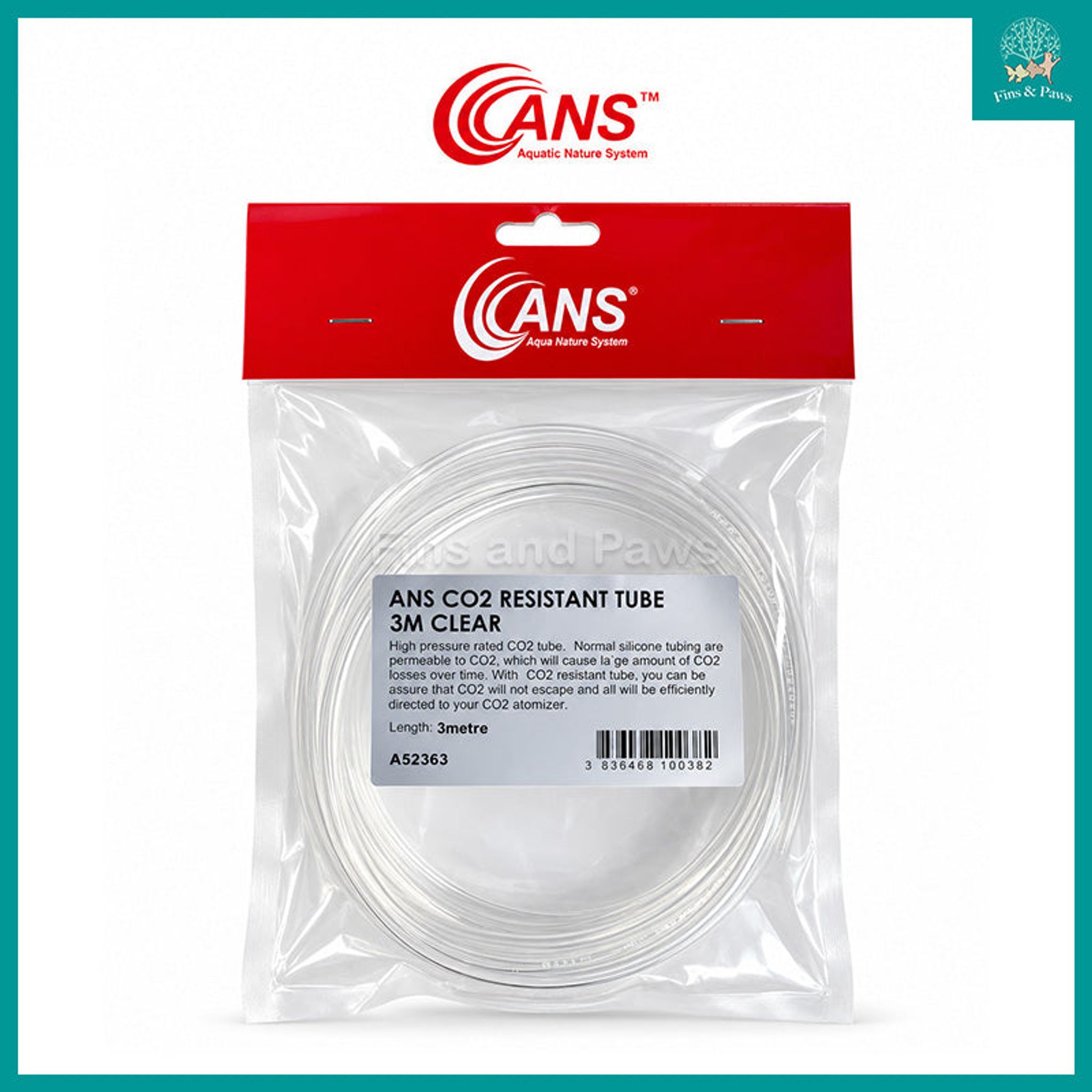 [ANS] CO2 Resistant Clear Tube 3metre