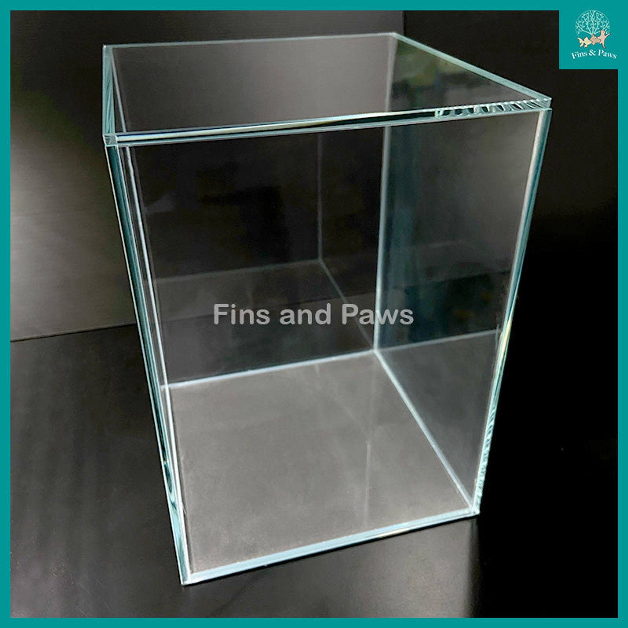 [Crystal] 22cm / 24cm Crystal Glass Tank with Removable Fully Covered Glass Lid (Suitable for Terrarium, Plants, Wabi-Kusa, Moss, Opae Ula Shrimp, etc)