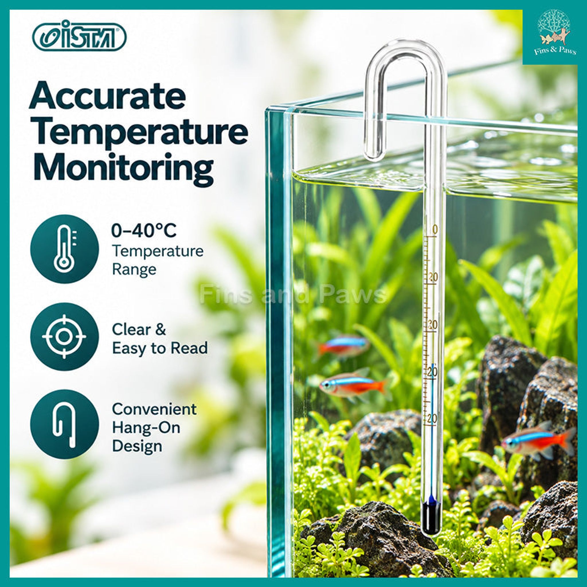 [ISTA] Hang-on Aquarium Thermometer